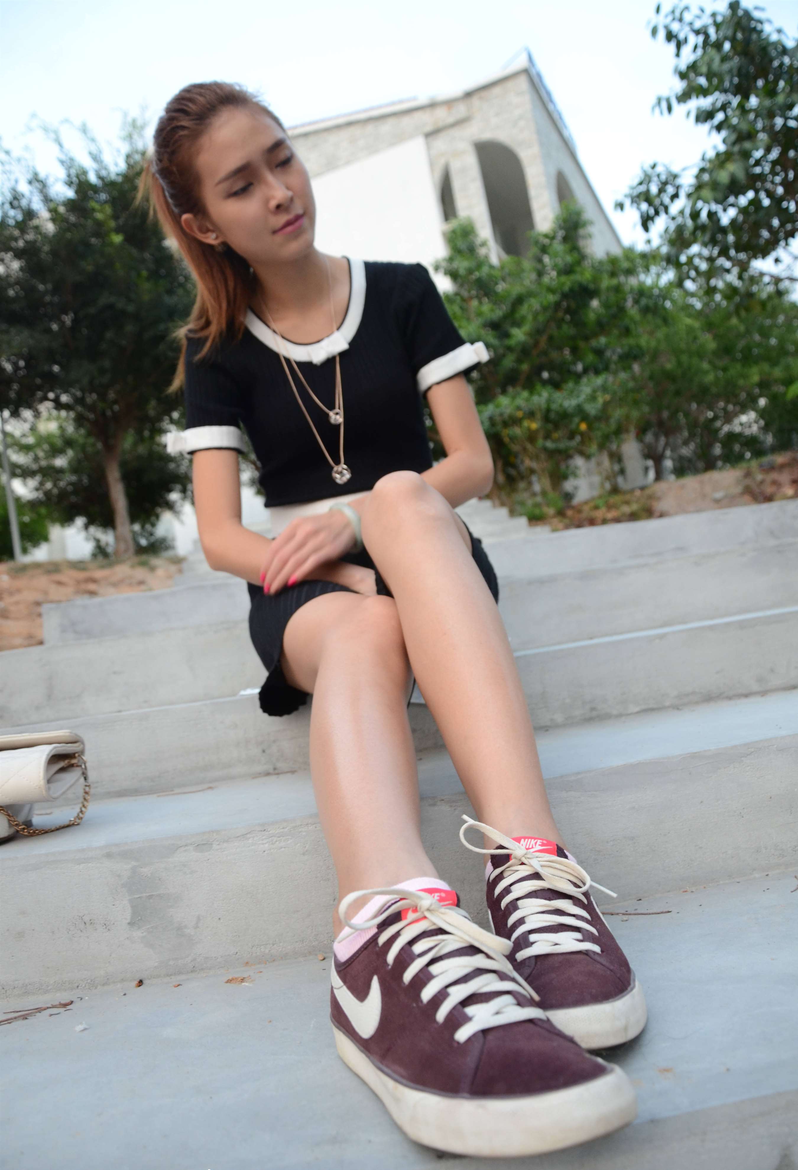 《学妹布鞋の棉袜脚》作品图