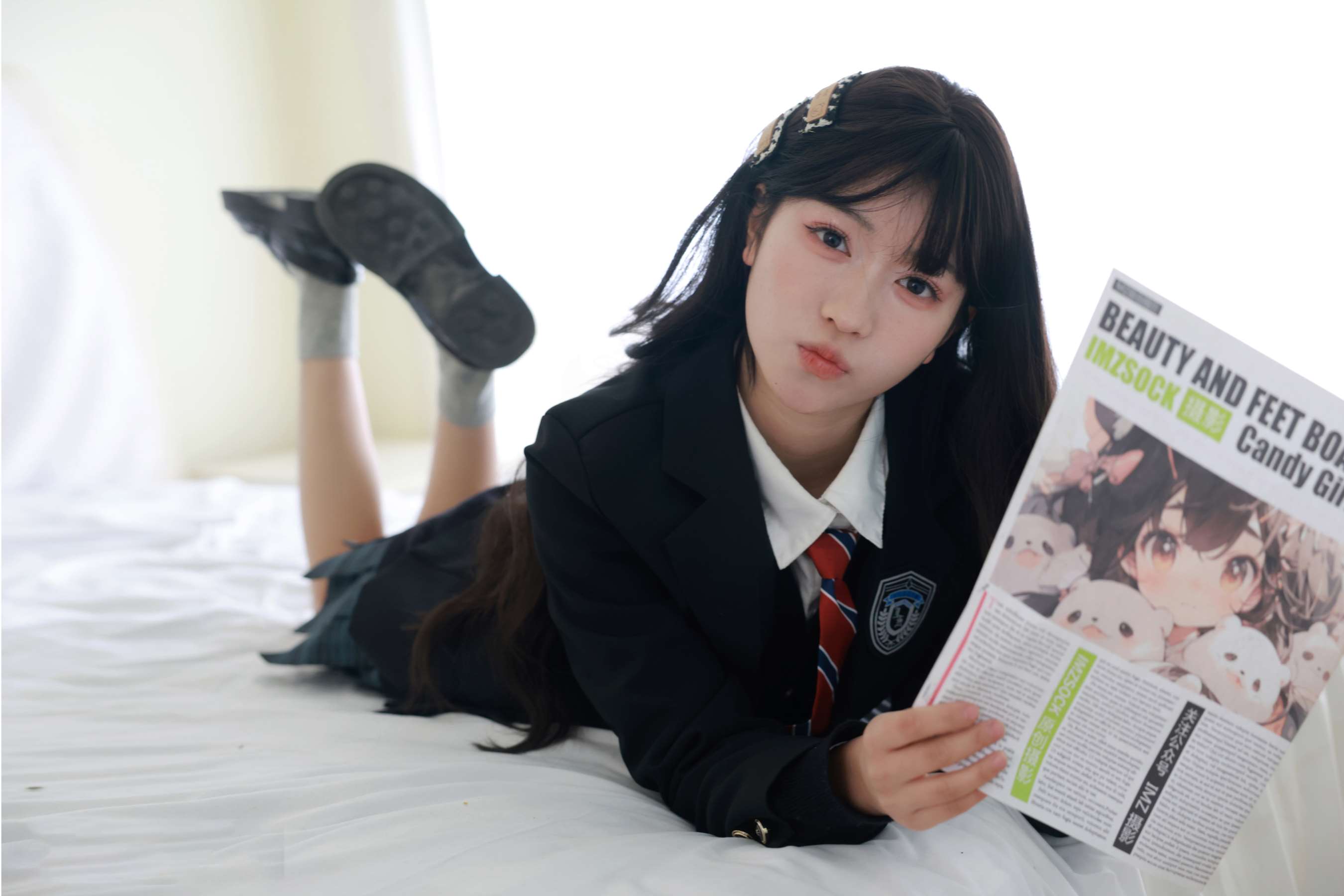 《可心 脱棉袜展嫩足》作品图