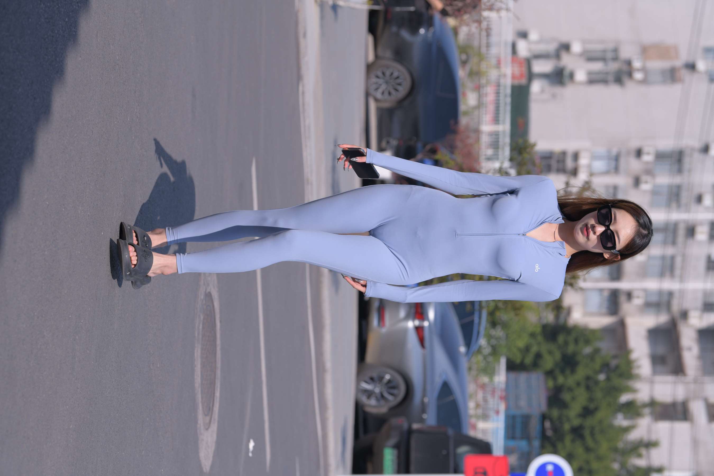 《小青 连体瑜伽裤》作品图