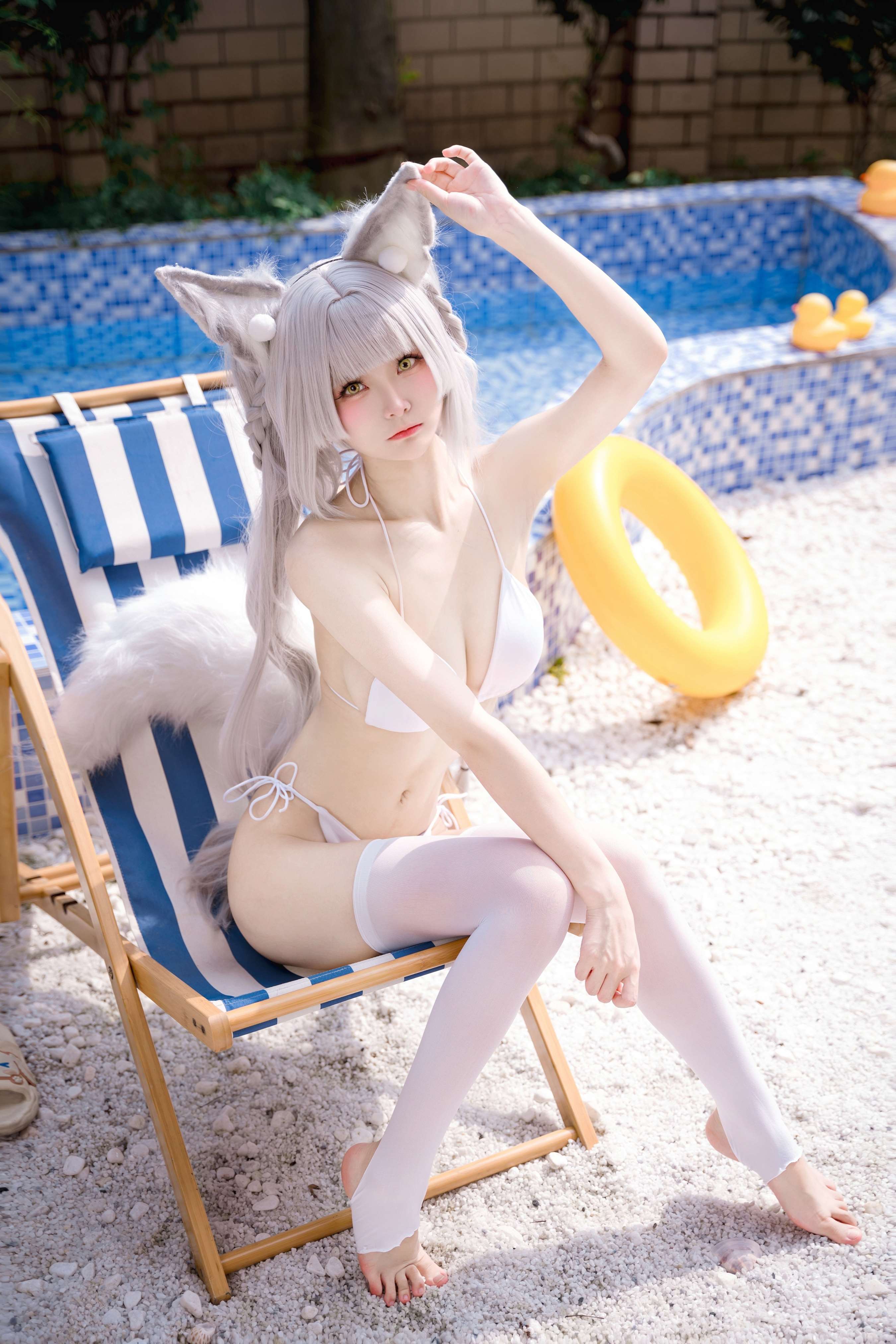 《九柒喵-朝凪泳装》作品图