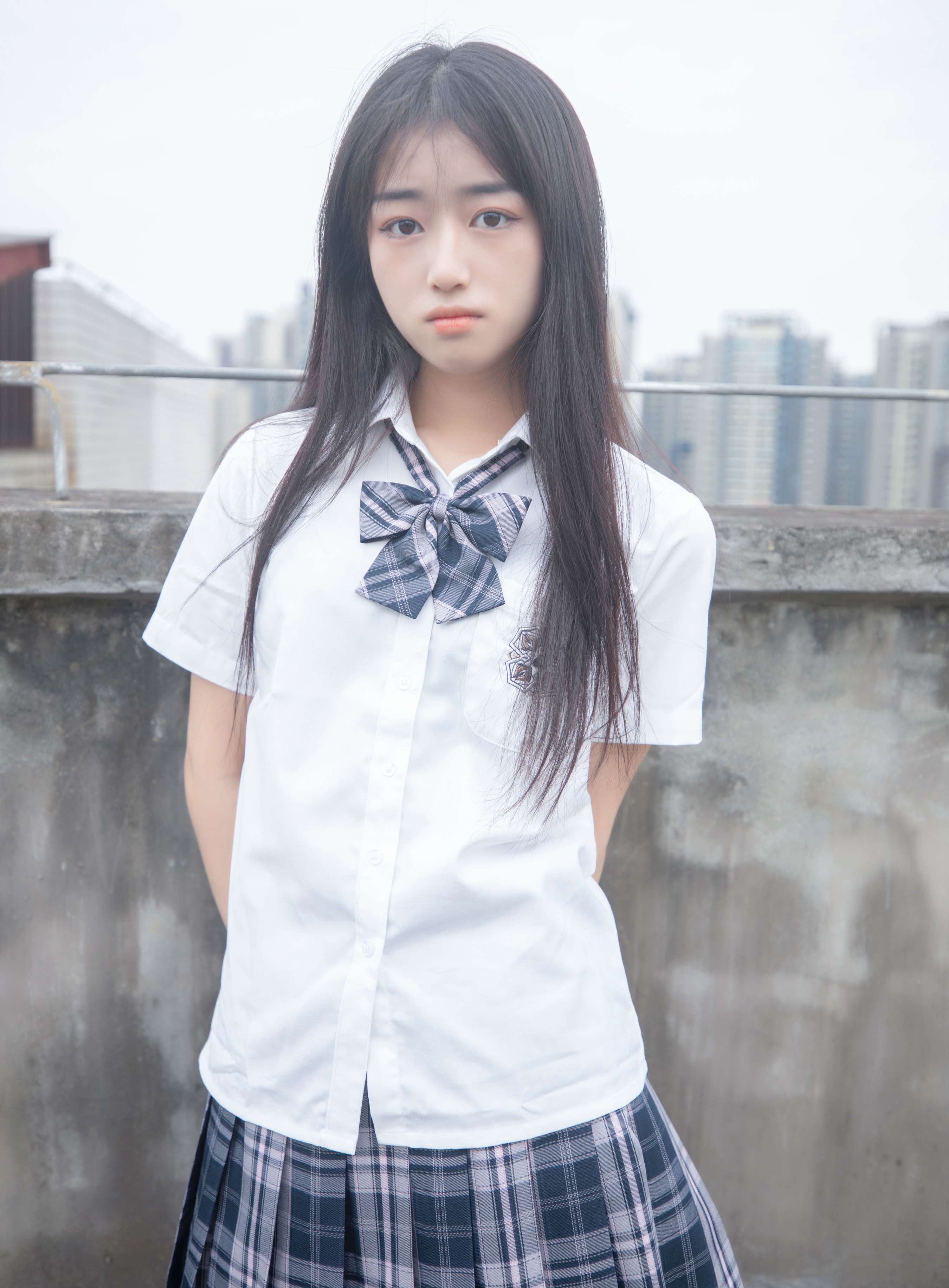 《娇娇天台JK少女》作品图