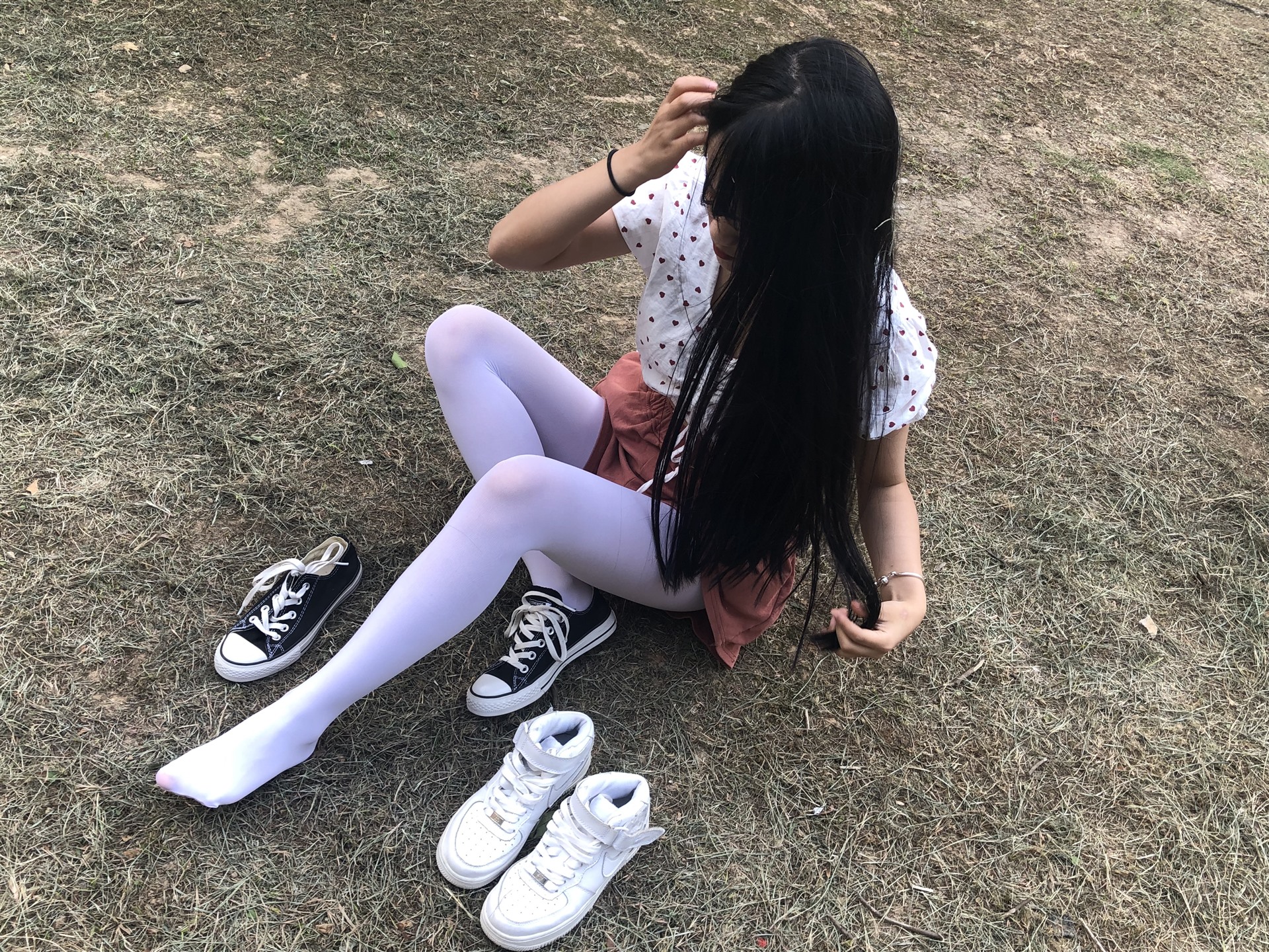 《学姐换鞋全过程+2个视频》作品图