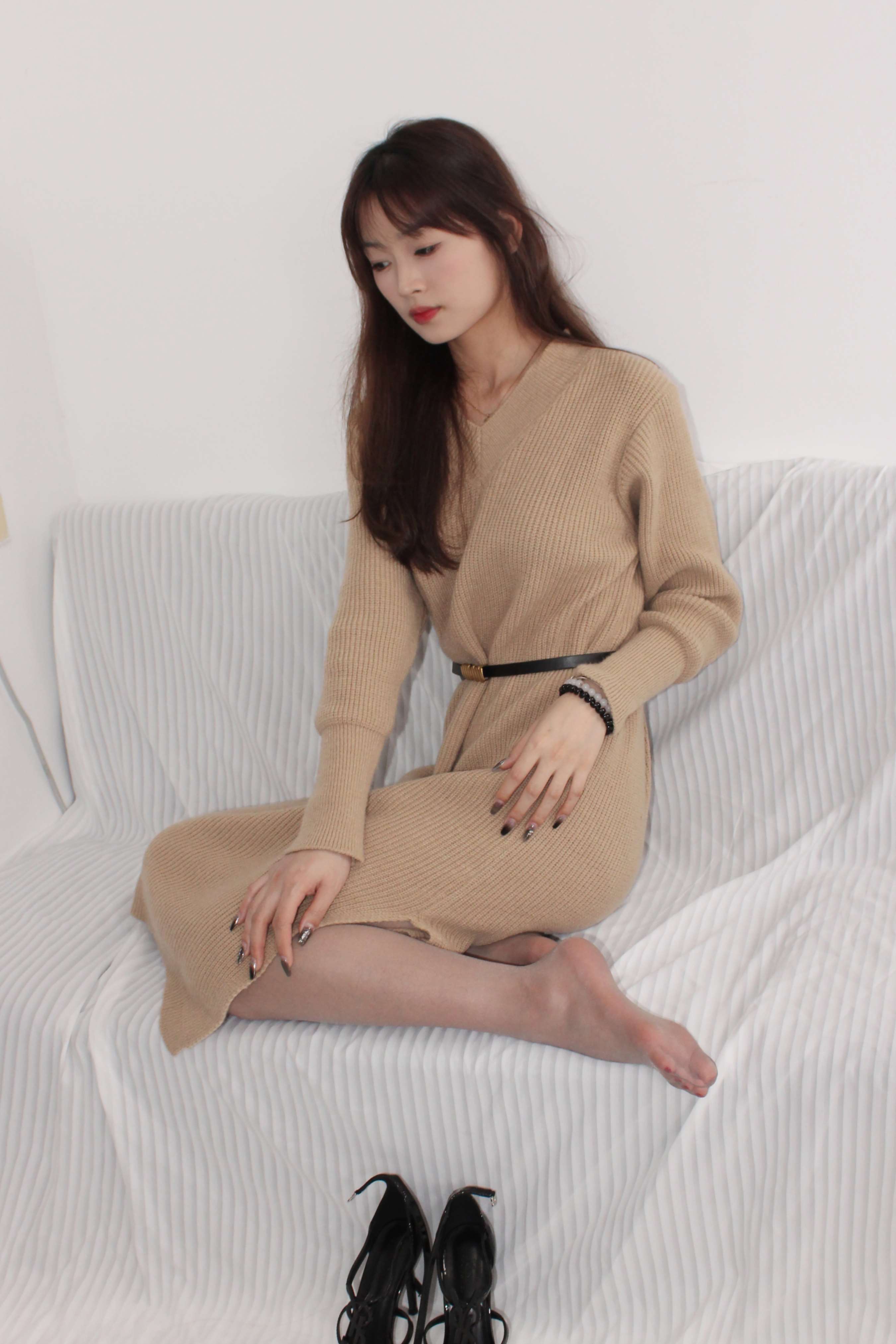 《蓉蓉-高跟の丝足》作品图