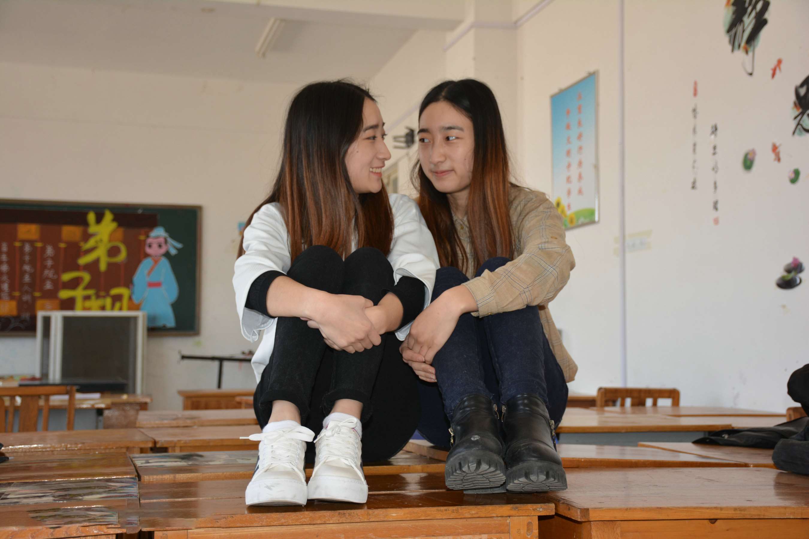 《晨瑶教室合拍》作品图