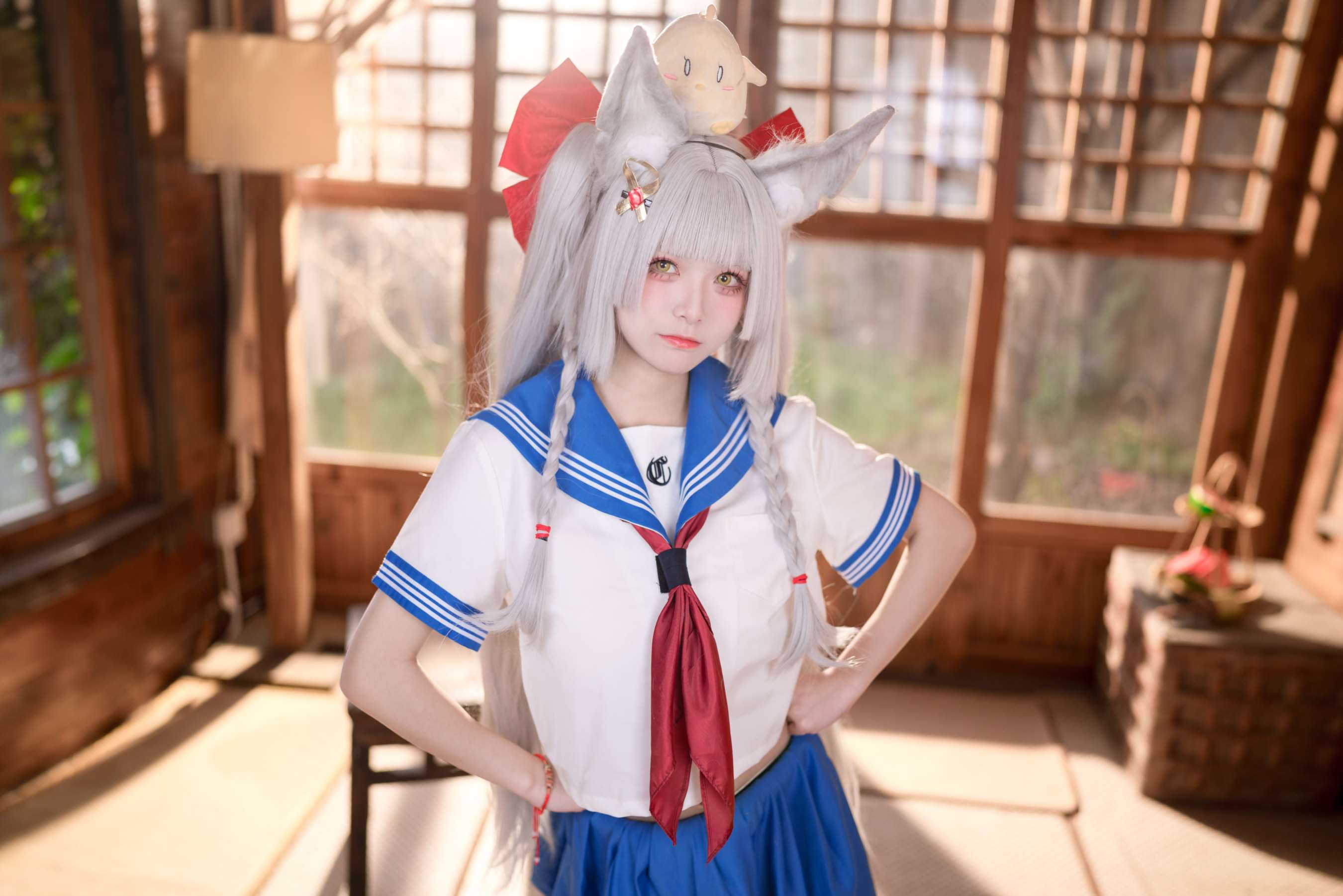 《九柒喵 朝凪 JK碧蓝航线》作品图