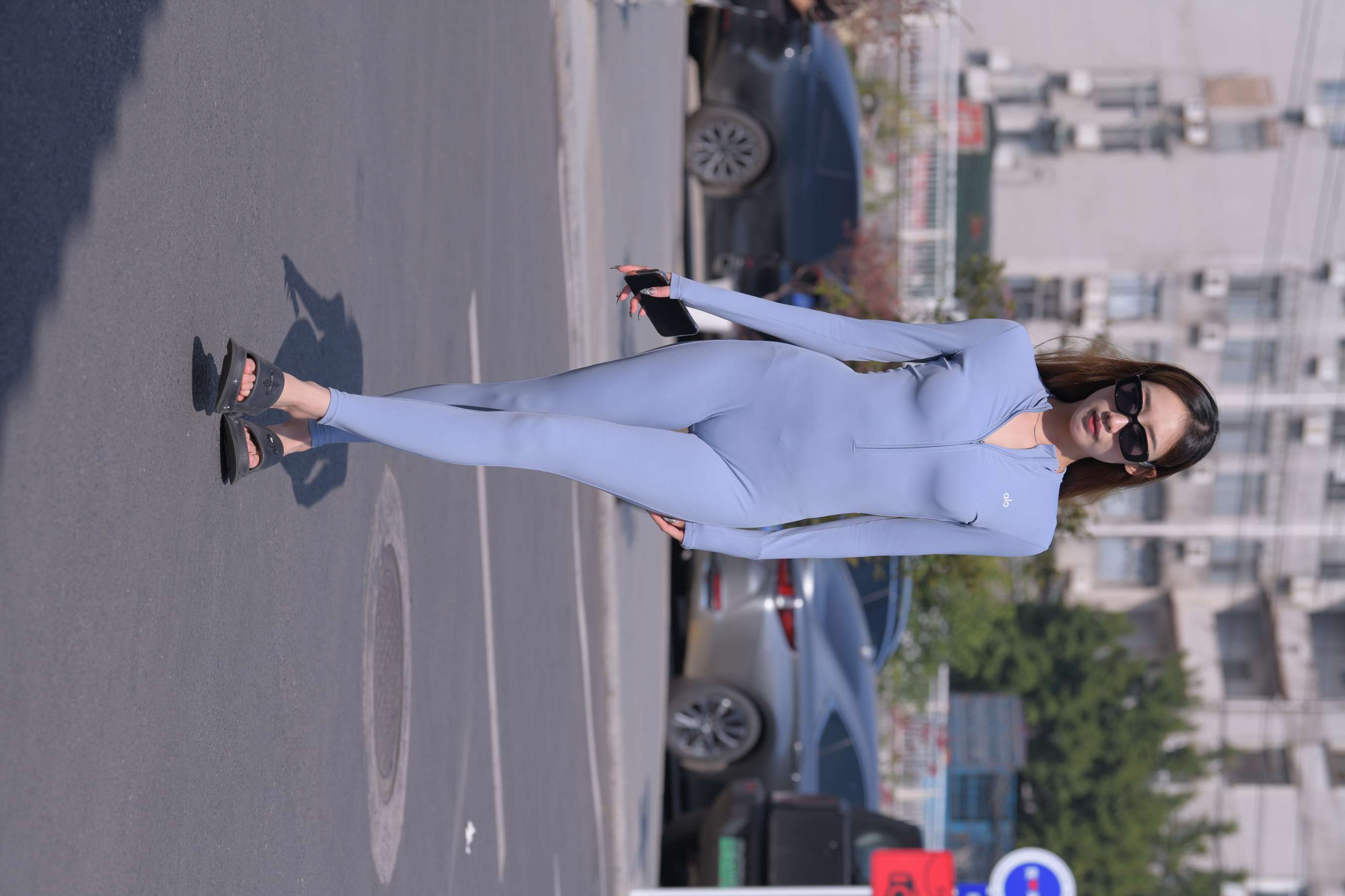 《小青 连体瑜伽裤》作品图