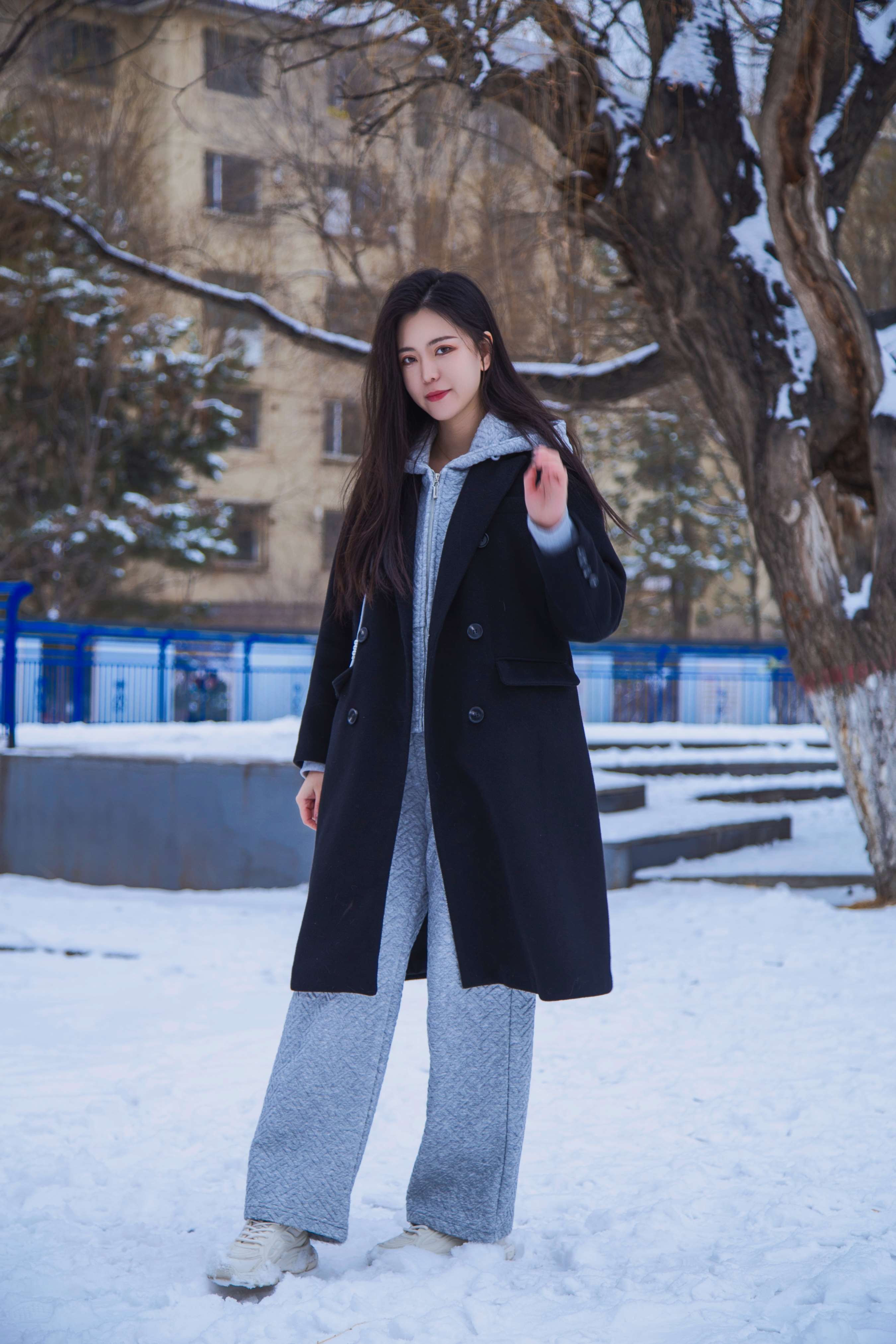 《踏雪无痕 首次雪景拍摄，天寒地冻》作品图