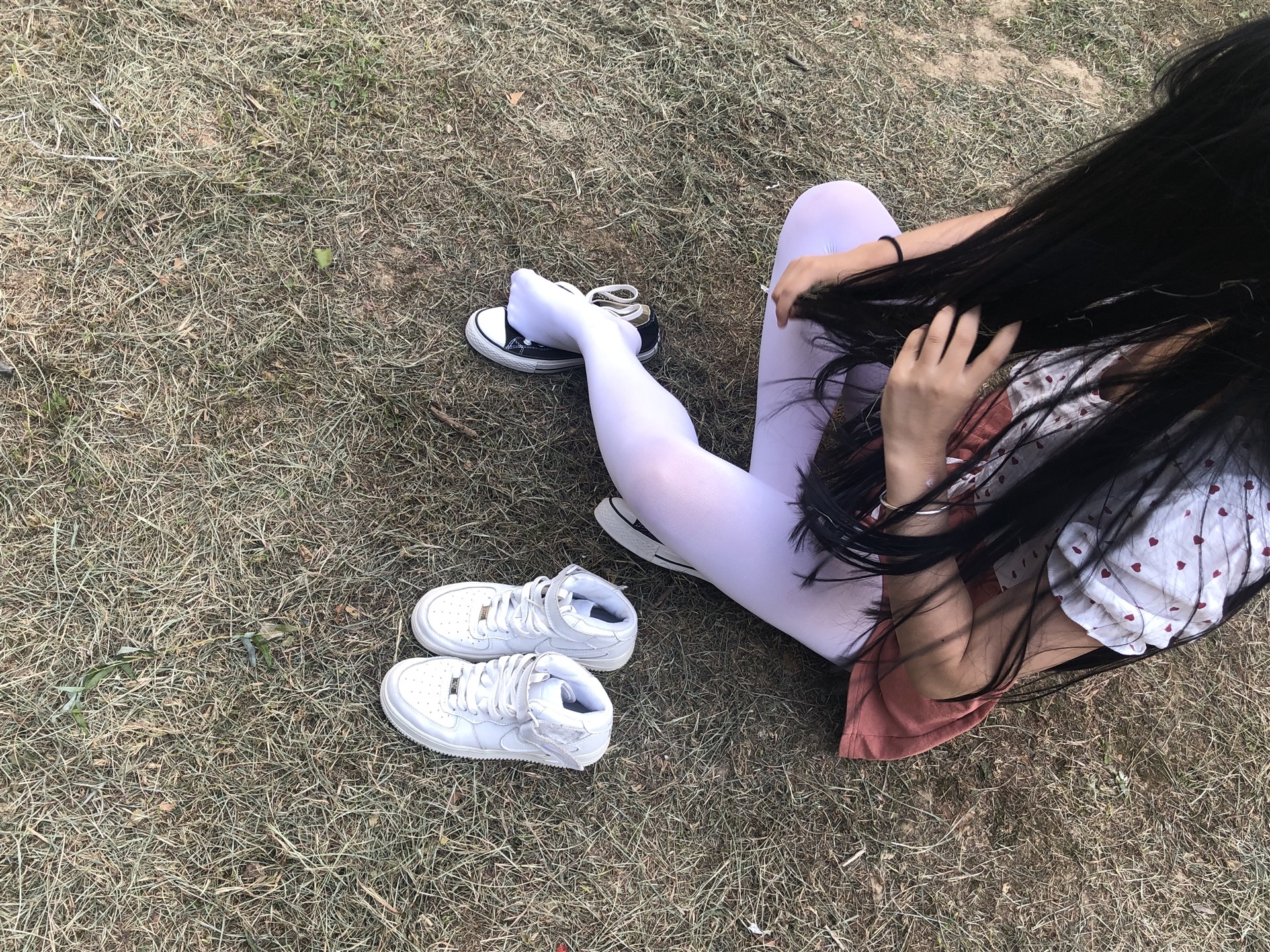 《学姐换鞋全过程+2个视频》作品图