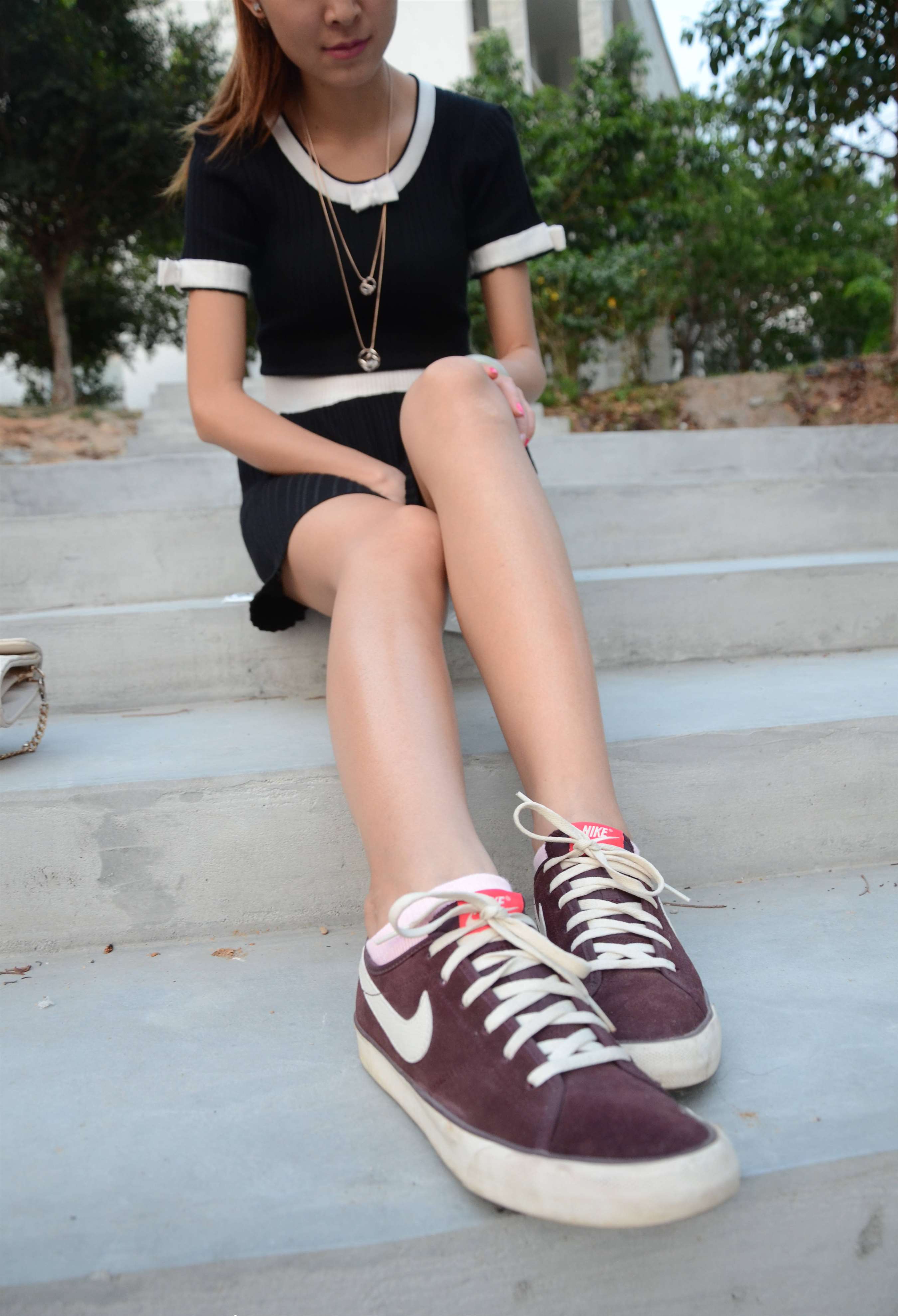 《学妹布鞋の棉袜脚》作品图