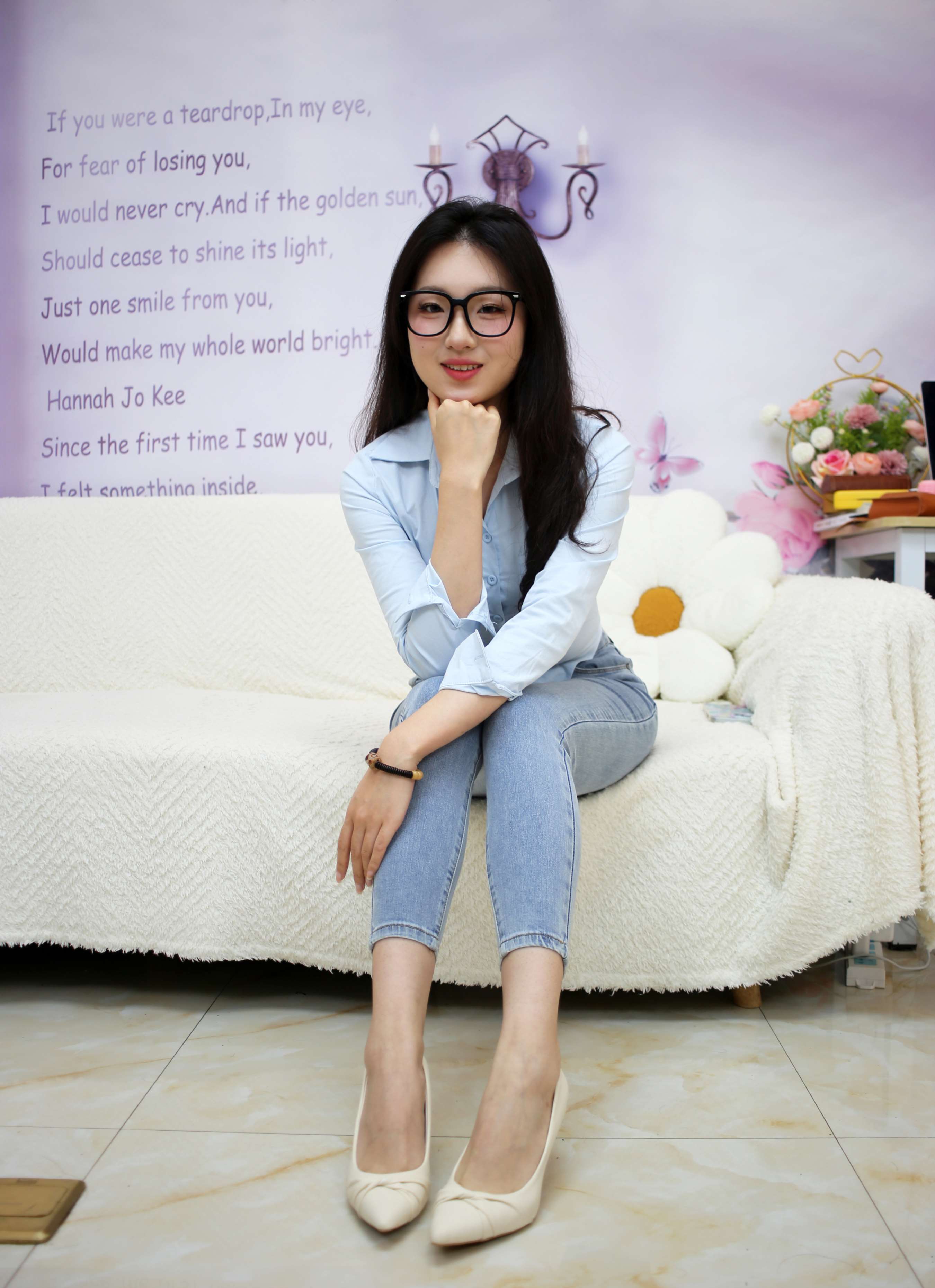 《环环 正装，牛仔，高跟，独特风味的穿搭》作品图