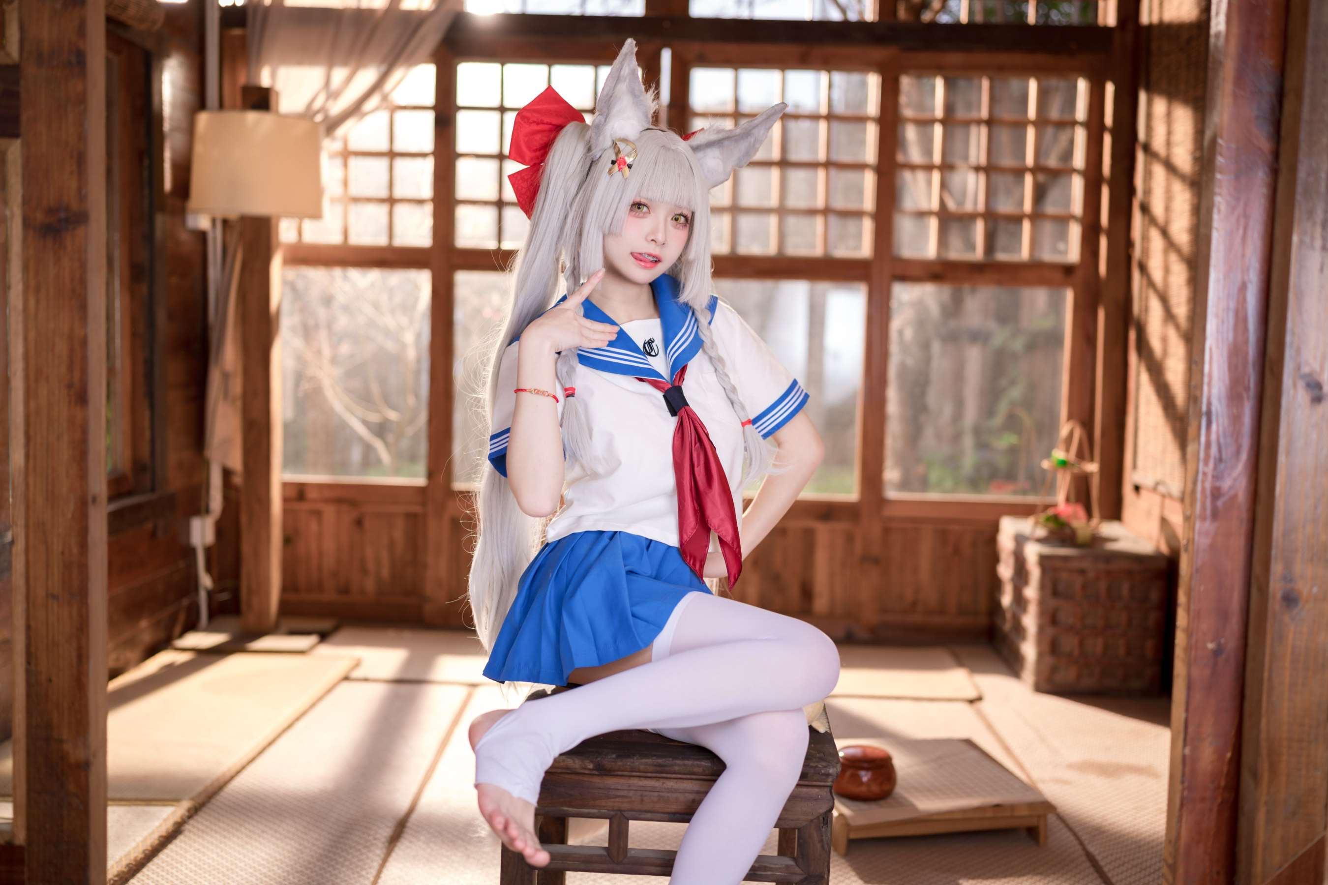 《九柒喵 朝凪 JK碧蓝航线》作品图