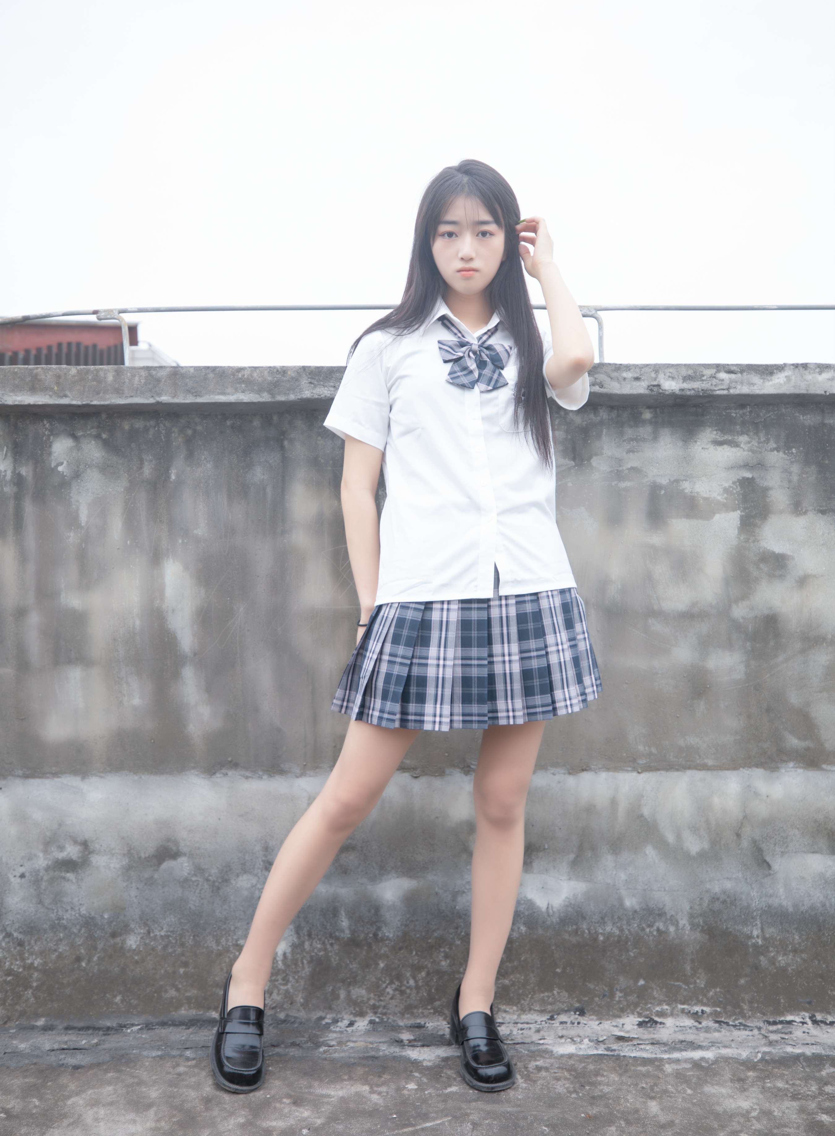 《娇娇天台JK少女》作品图