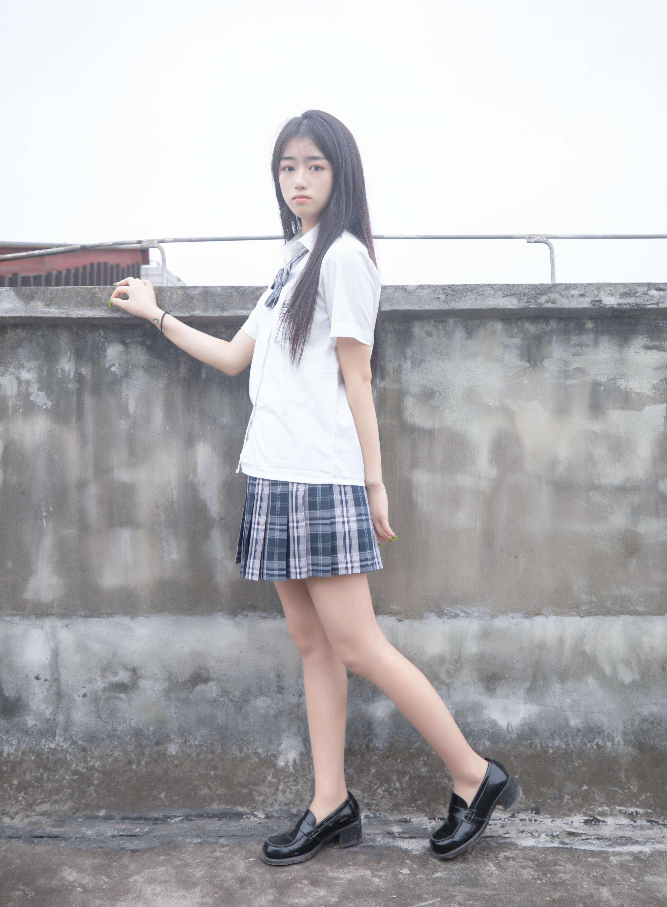 《娇娇天台JK少女》作品图