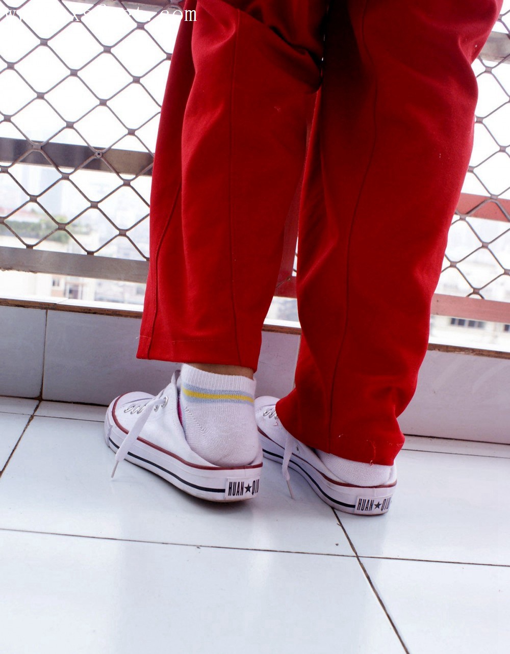 《条纹的袜子》作品图