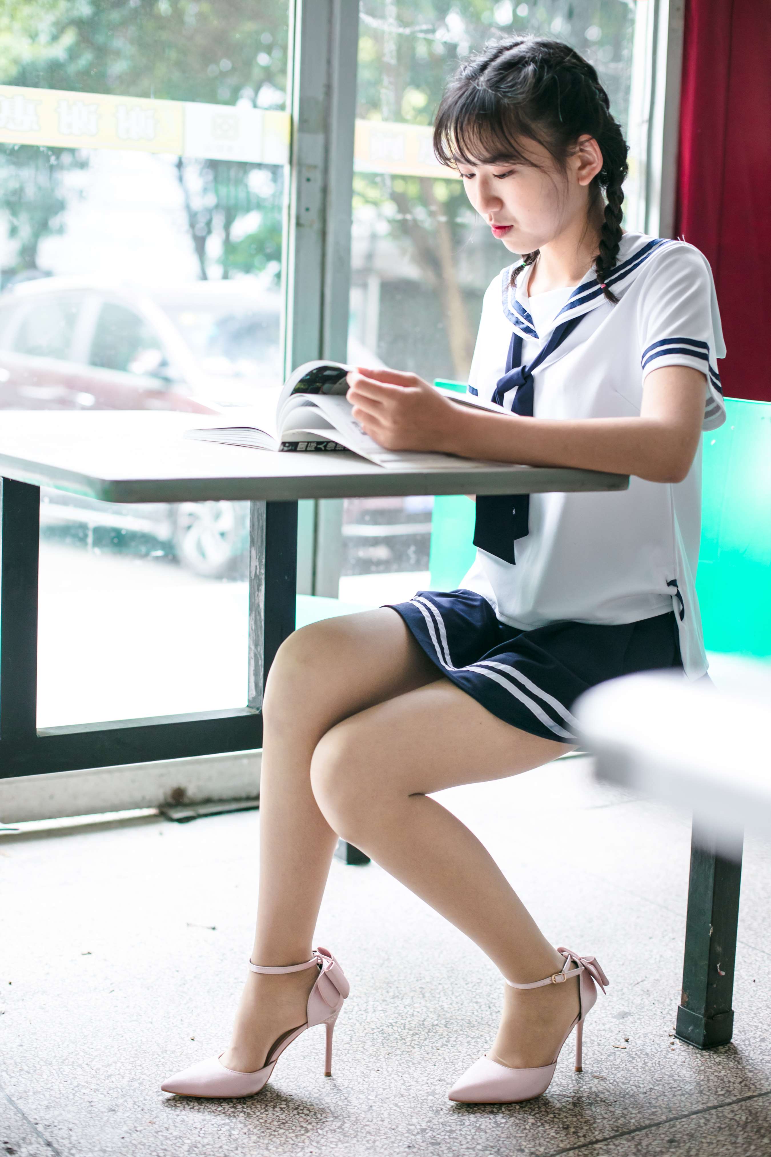 《小橙子-占座啦》作品图