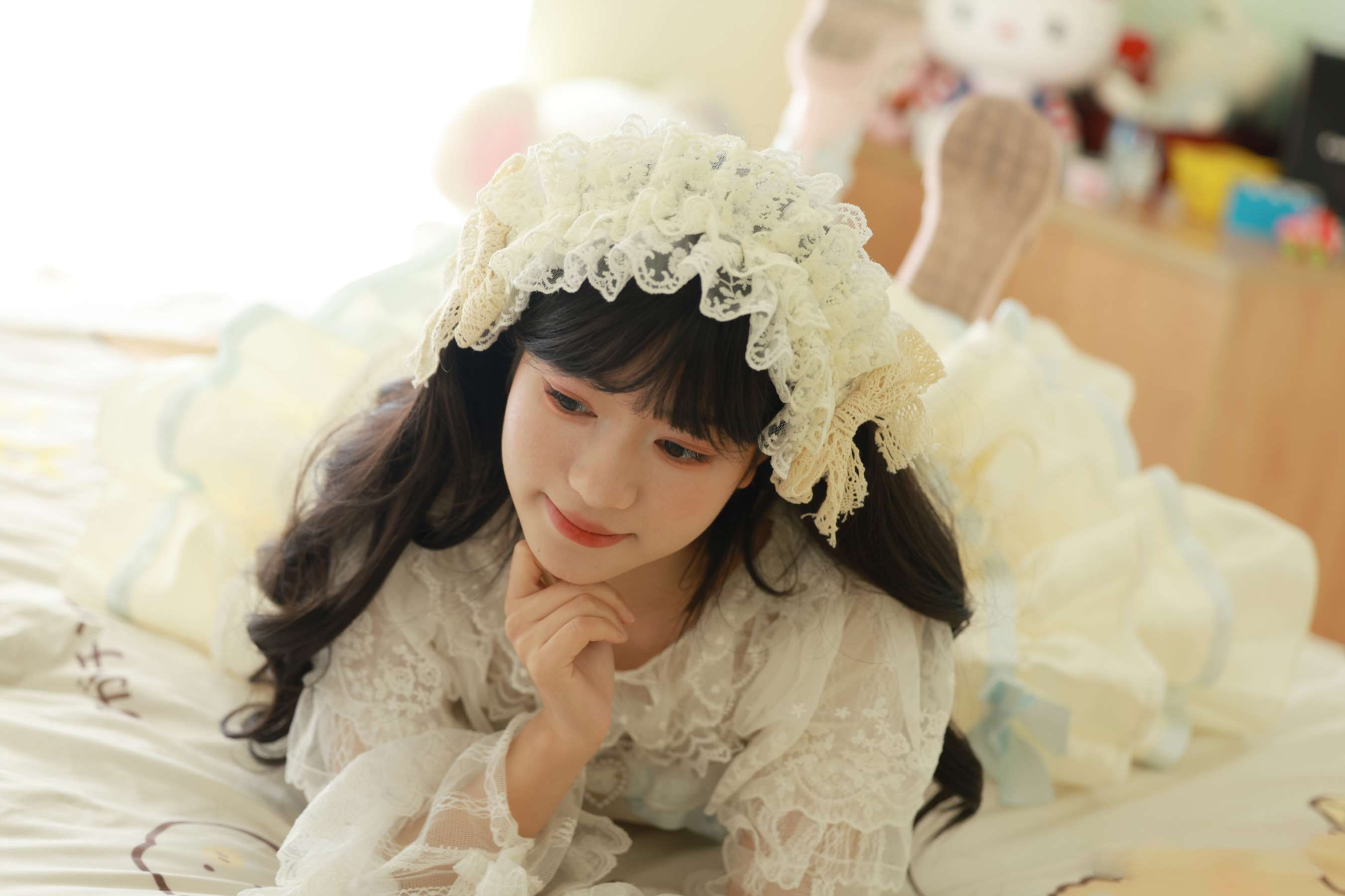 《可心 公主裙の棉袜美足》作品图