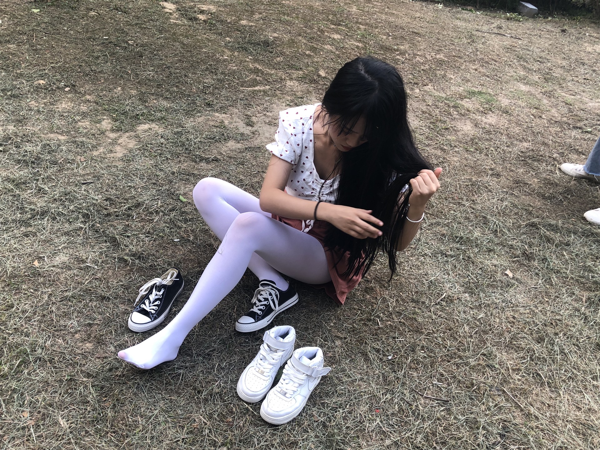 《学姐换鞋全过程+2个视频》作品图