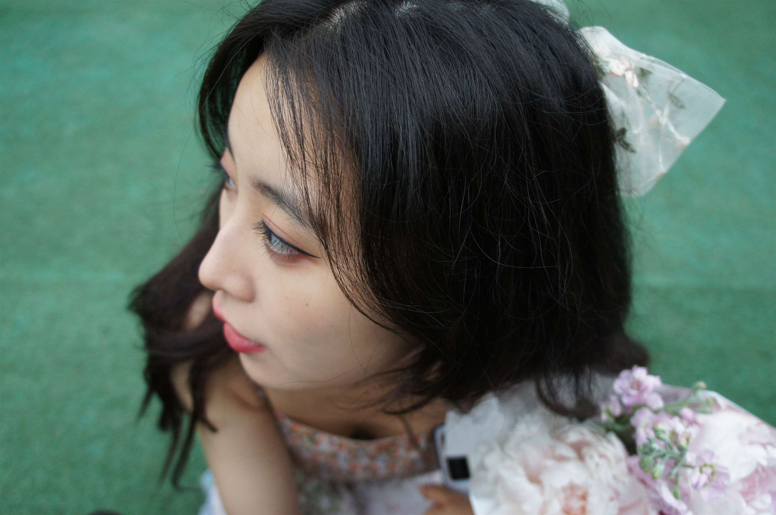 《碎花连衣裙脚丫》作品图