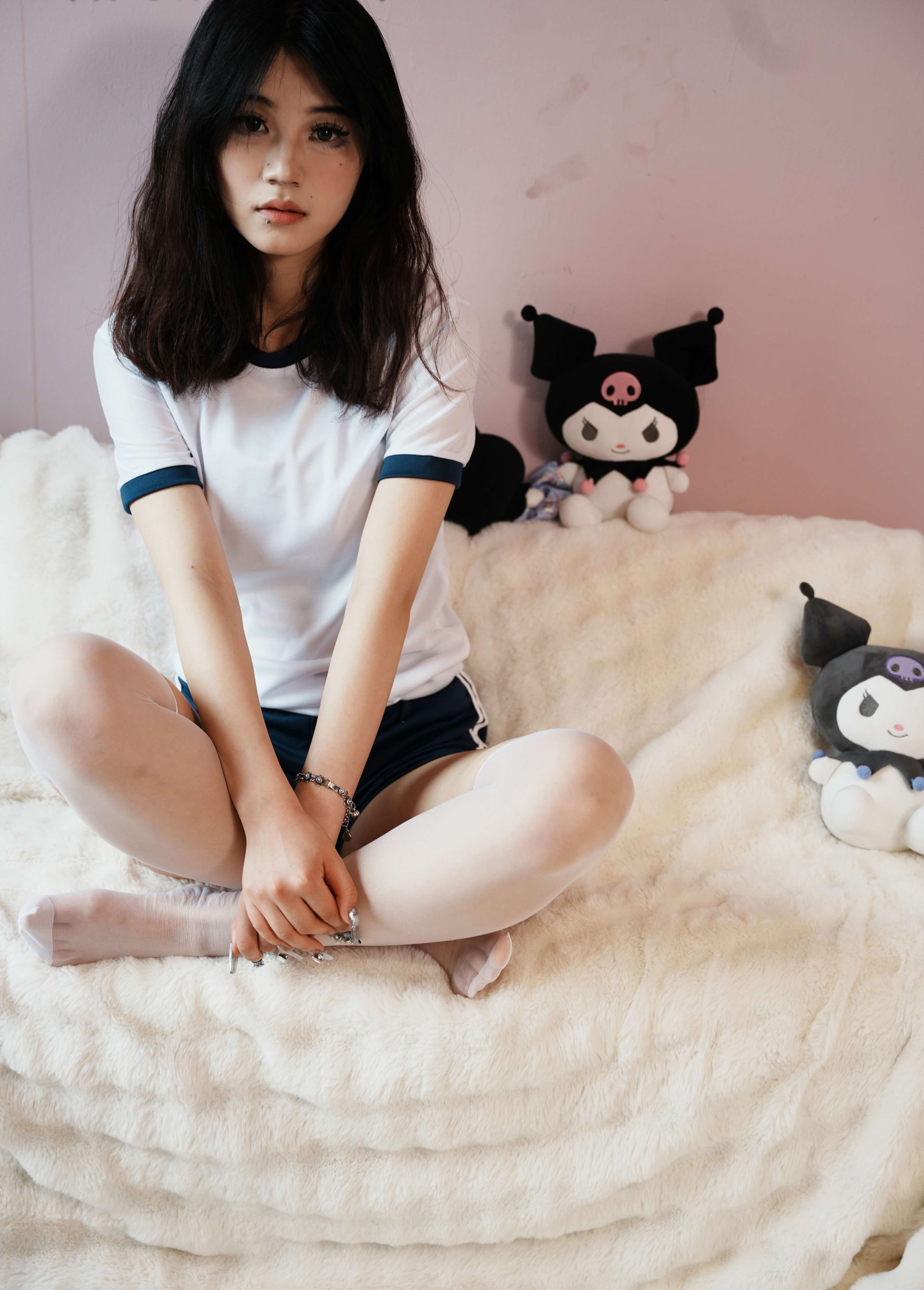 《薇薇-元气满满的日系体操服少女》作品图