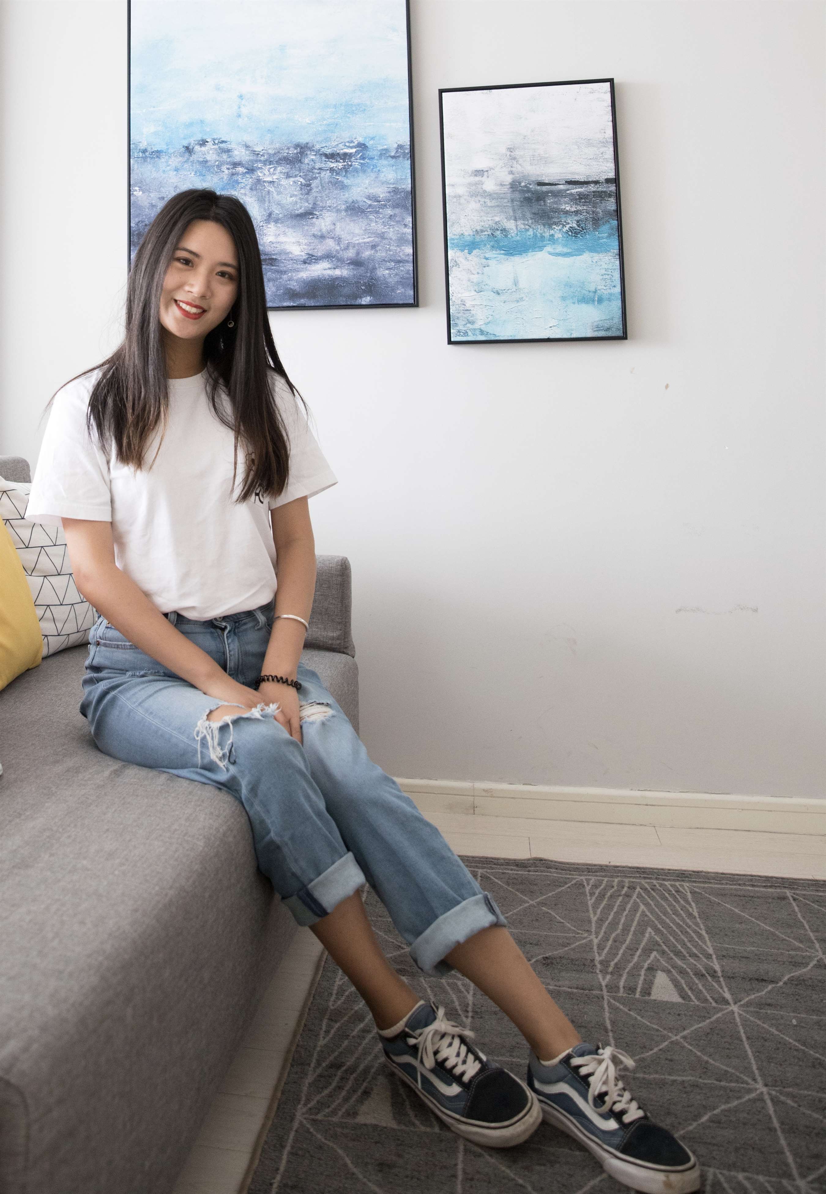 《七分牛仔の棉袜脚》作品图