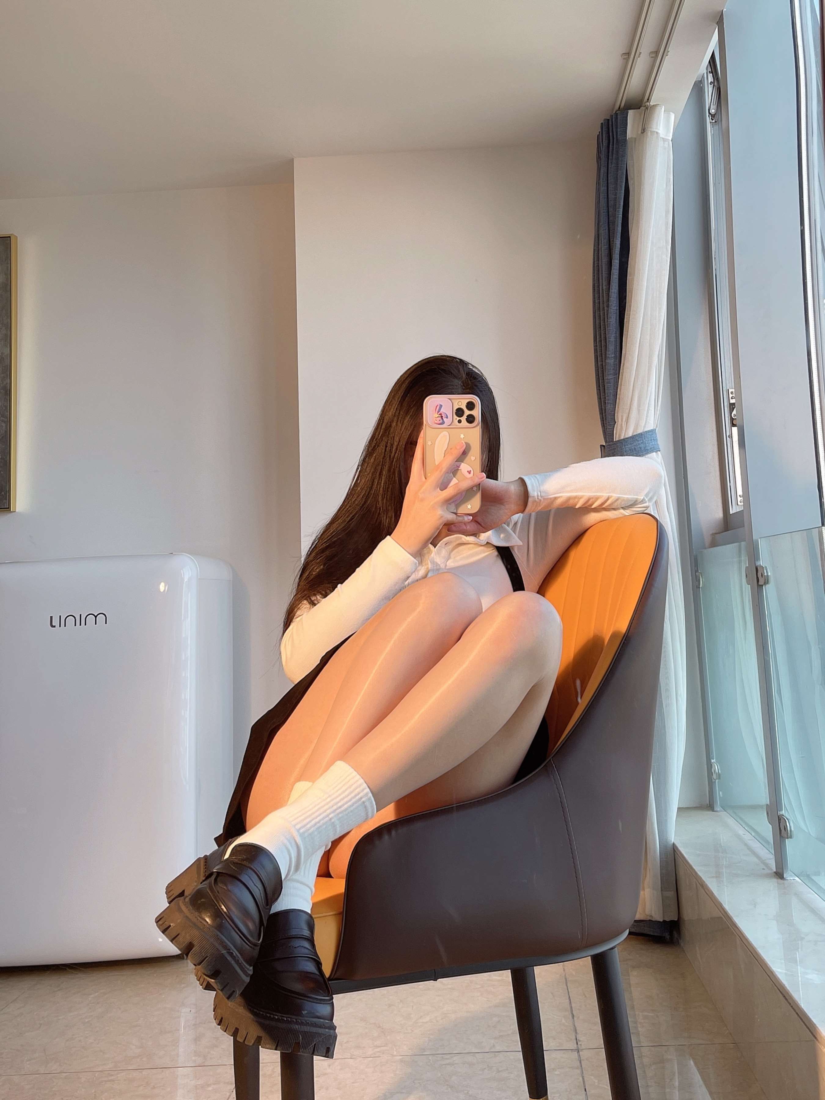 《油亮肉丝加白棉袜》作品图