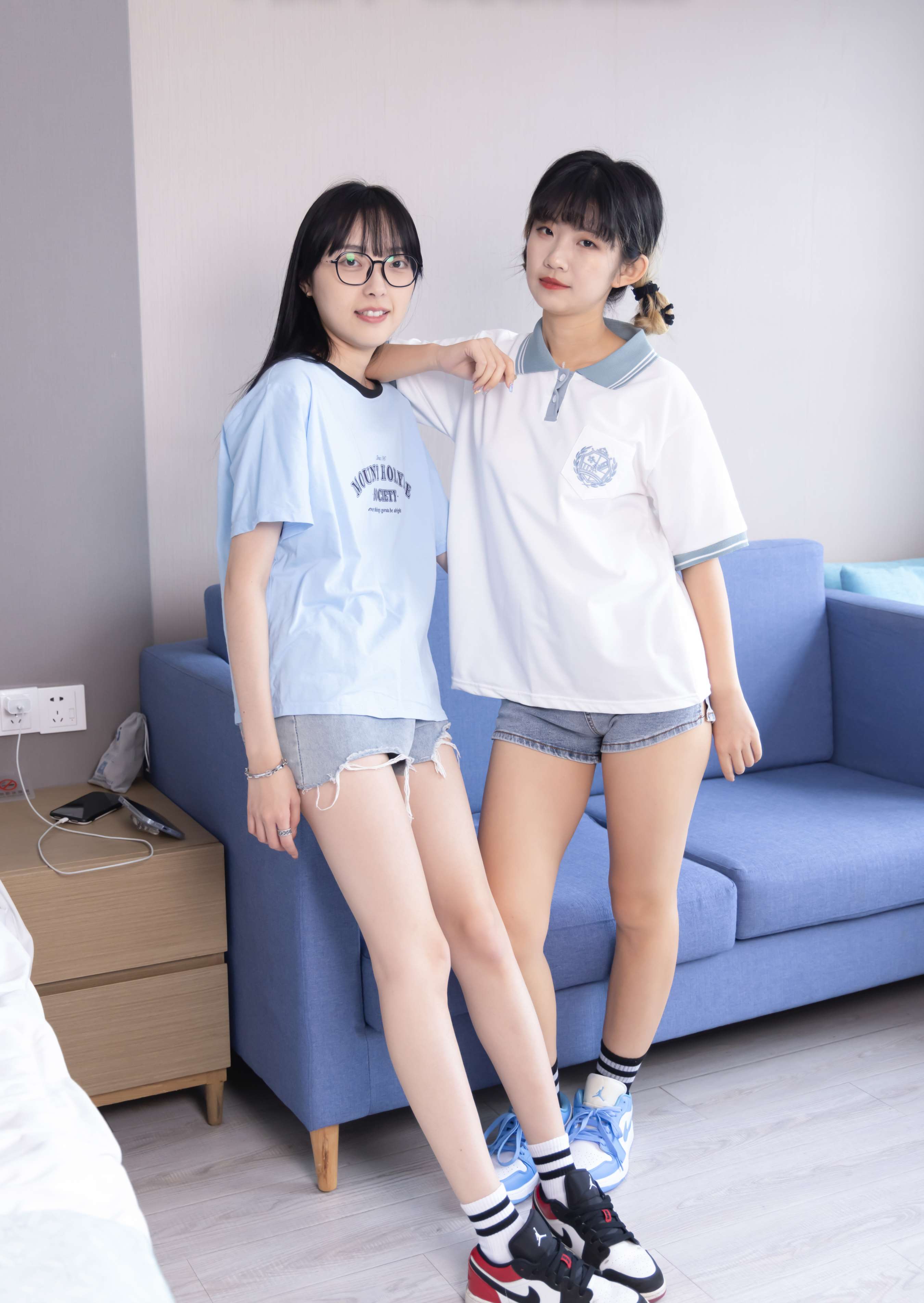 《稚予&砂糖-板鞋棉袜の嫩足》作品图