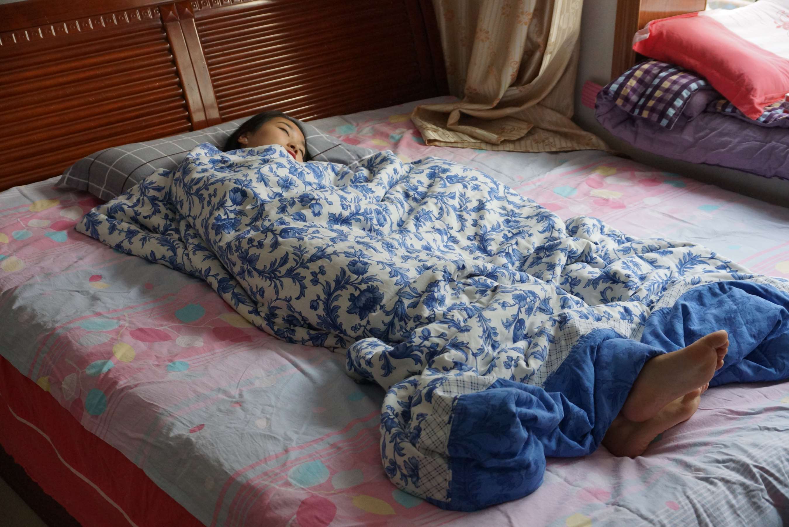 《忙了一天的现状》作品图