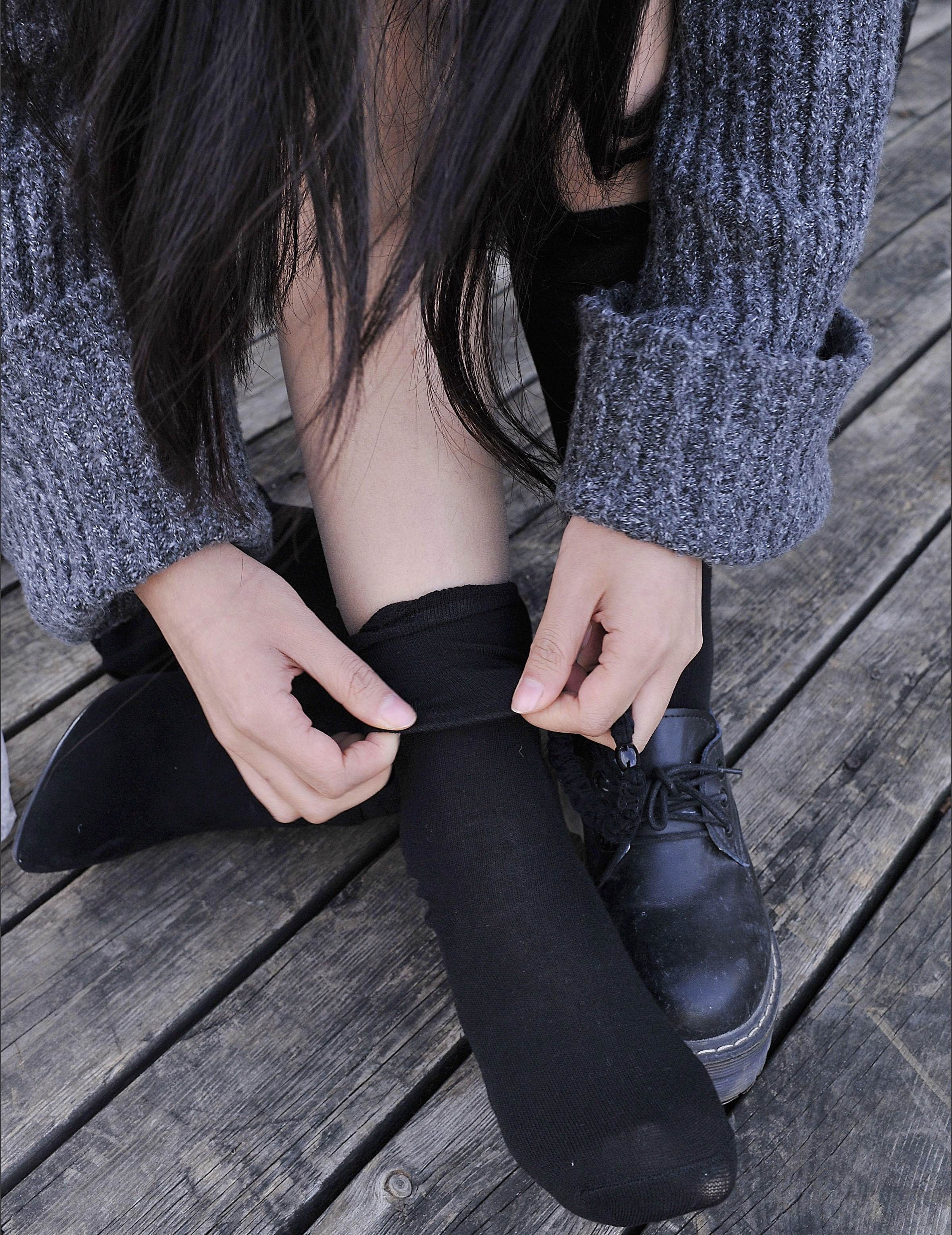 《日系风の棉袜脚》作品图