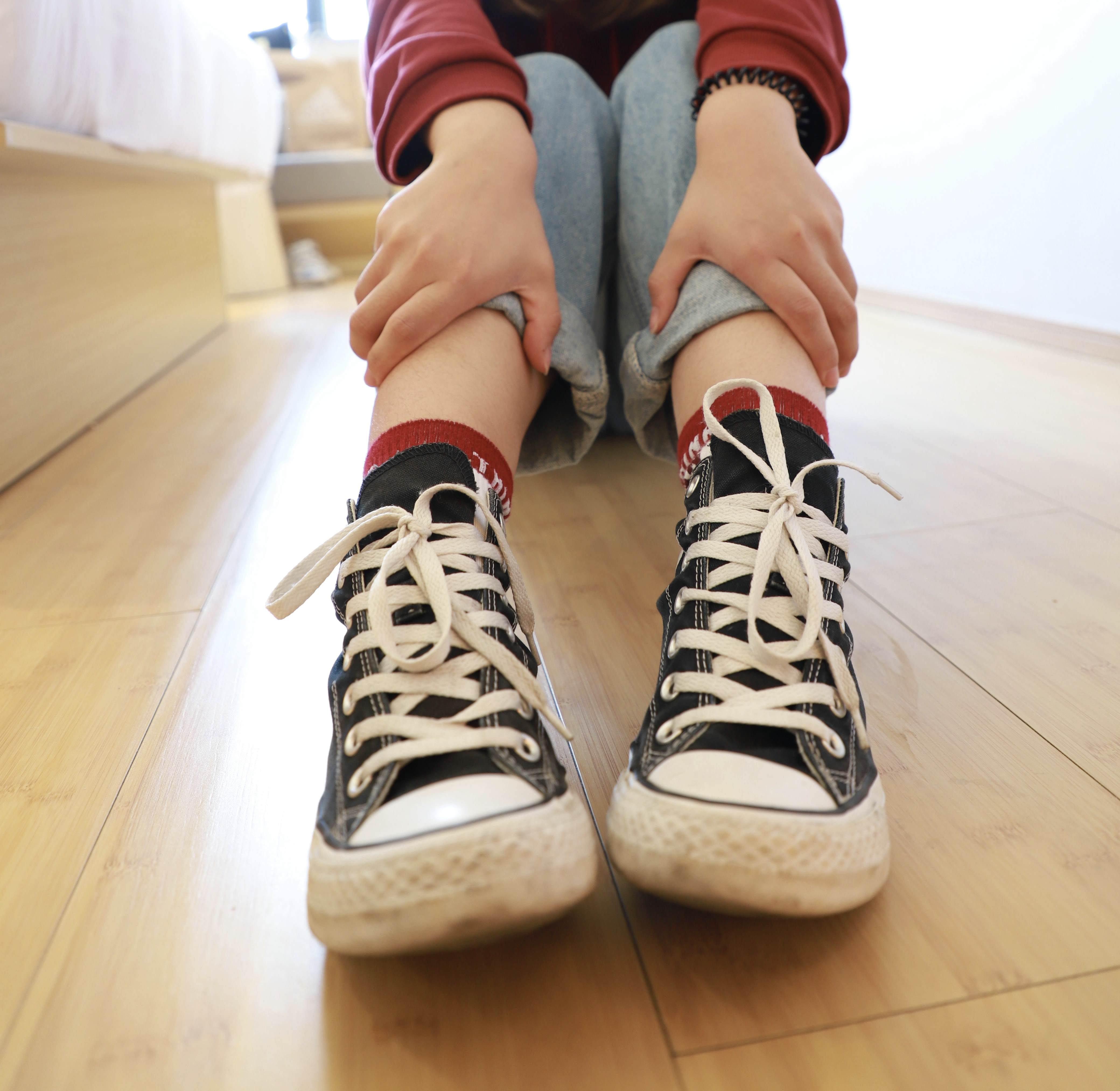 《牛仔高帮鞋の棉袜脚丫+视频1个》作品图