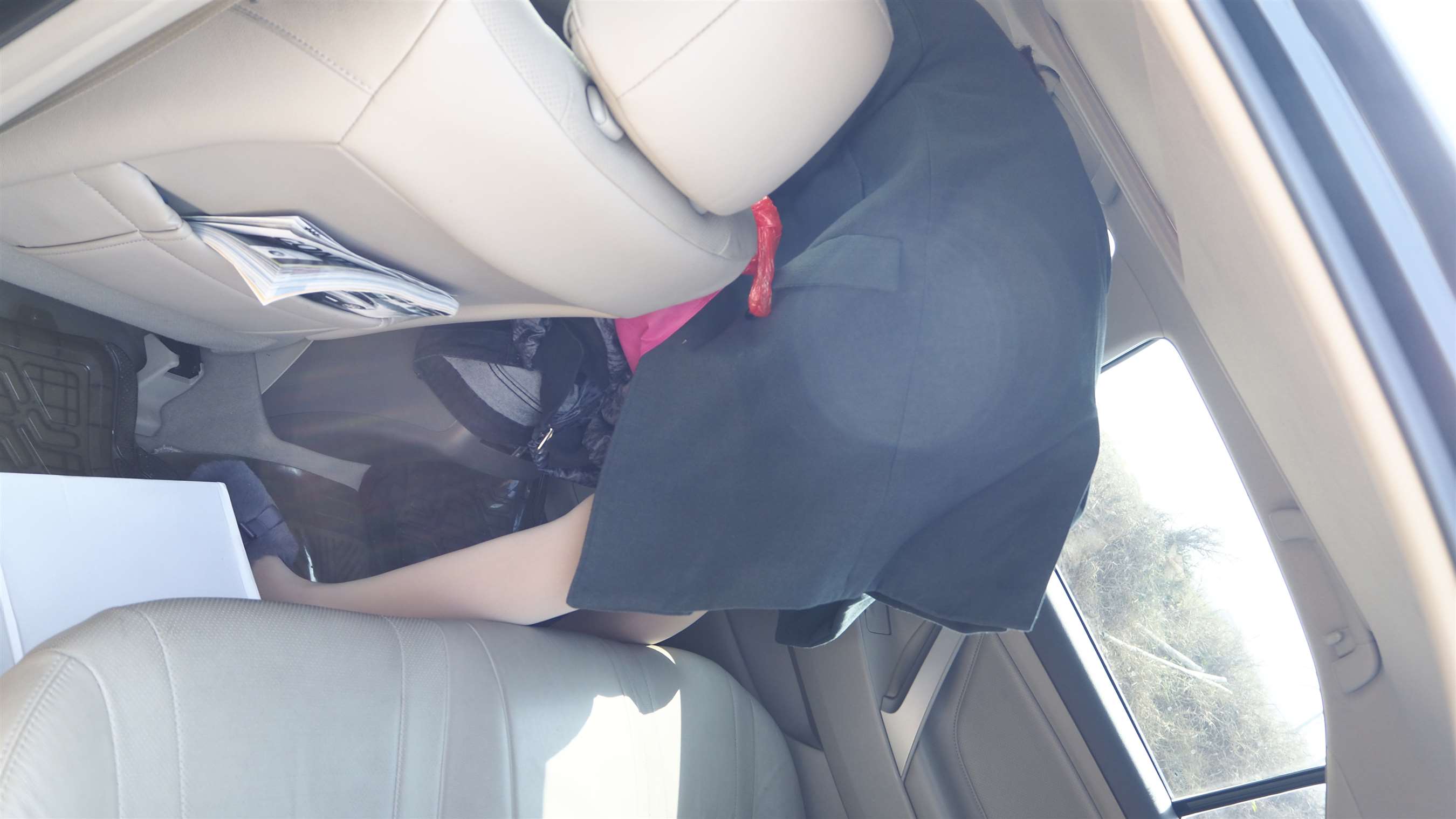 《车上的丝足》作品图