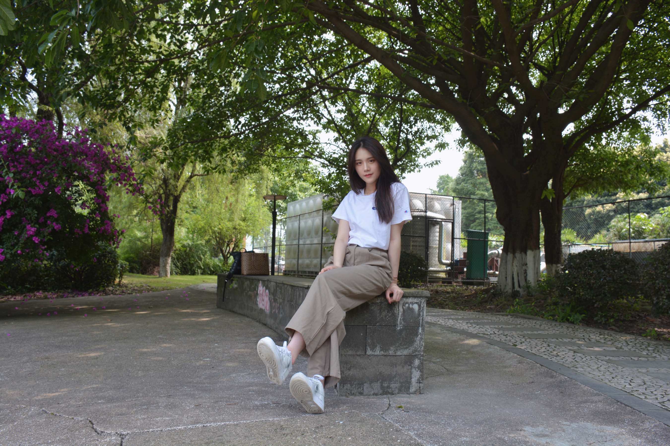 《校园游记-春花秋月何时了》作品图