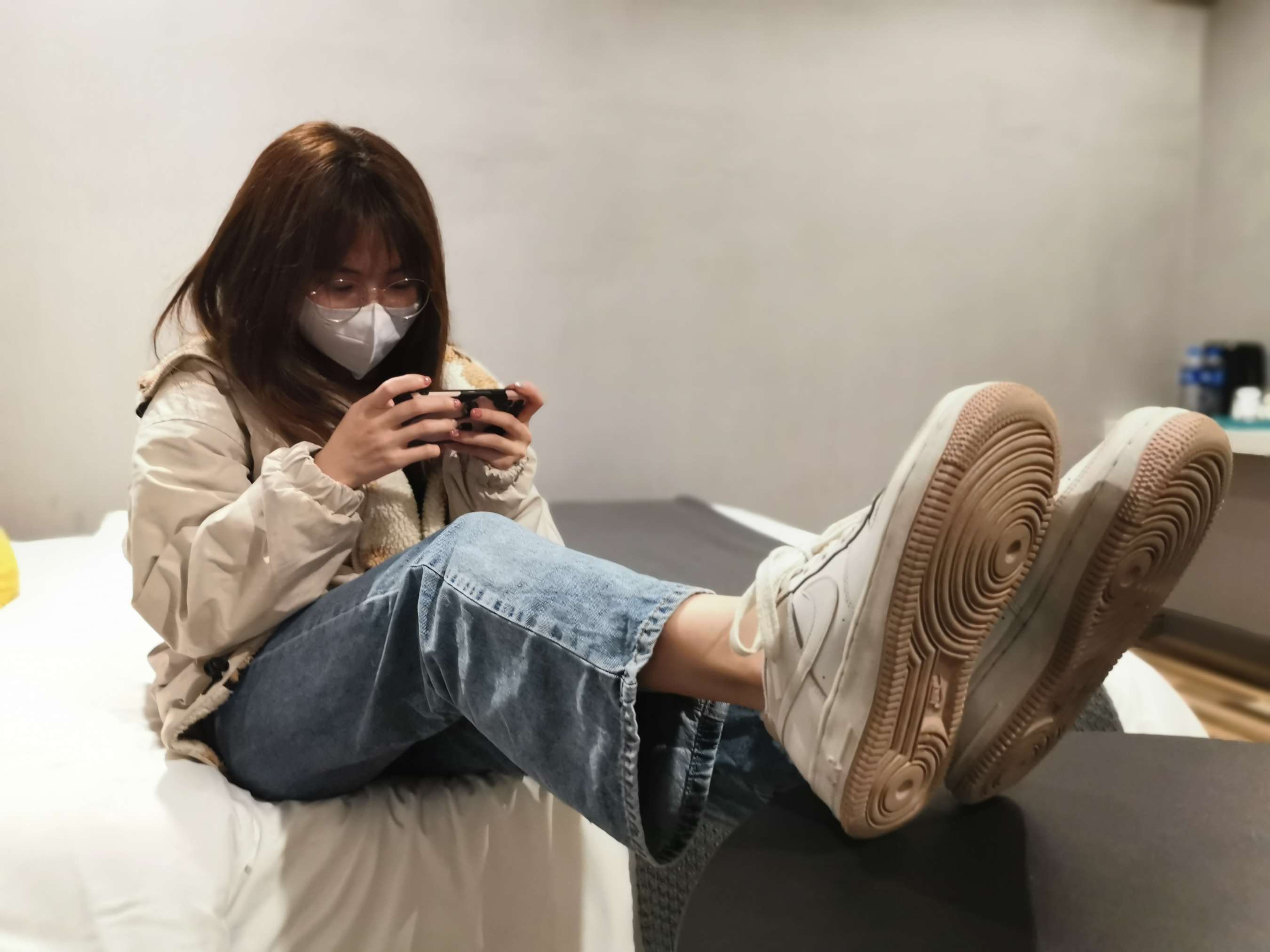 《嘉乐板鞋の棉袜脚丫》作品图