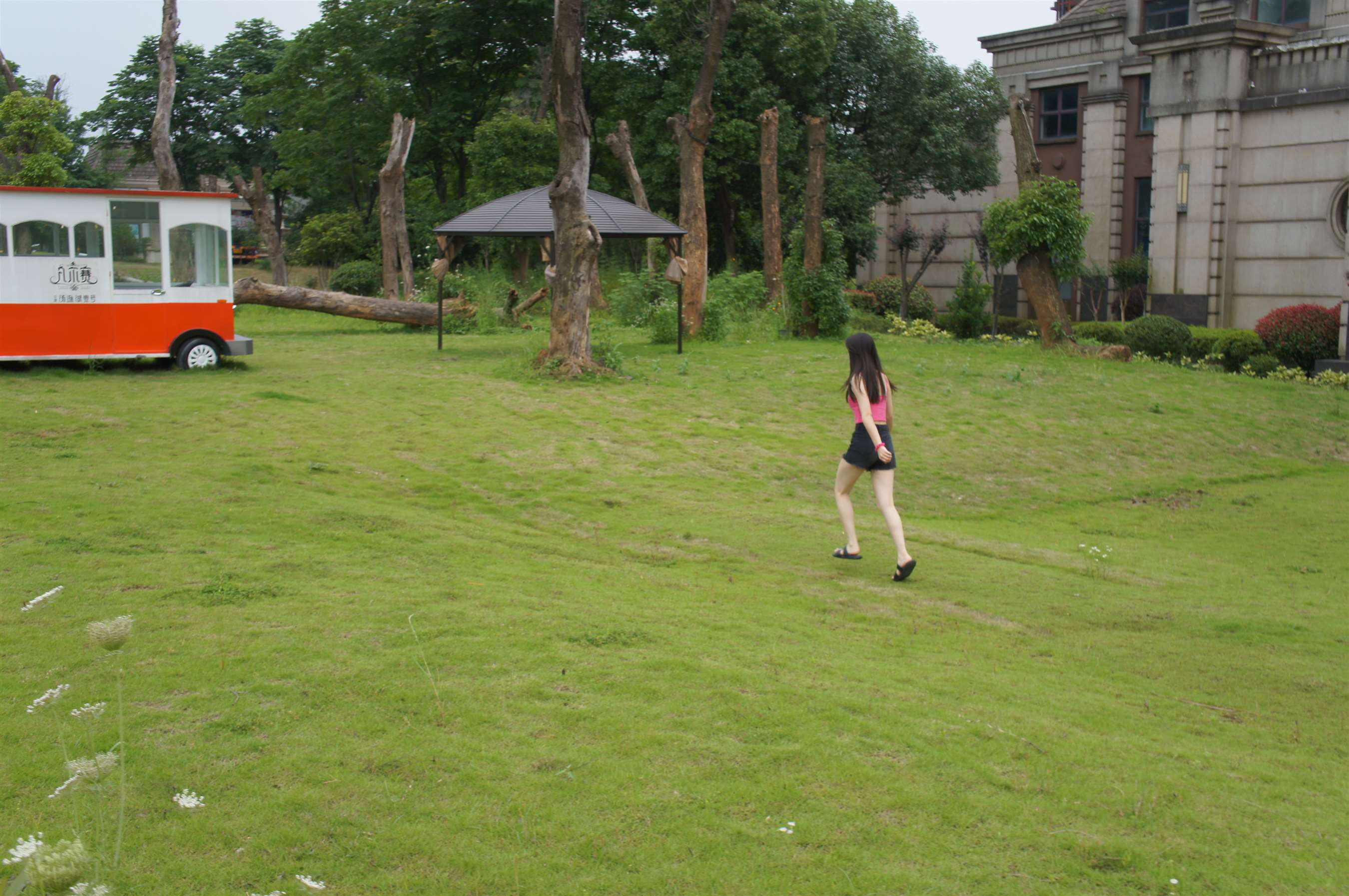 《热裤の裸足踏青》作品图