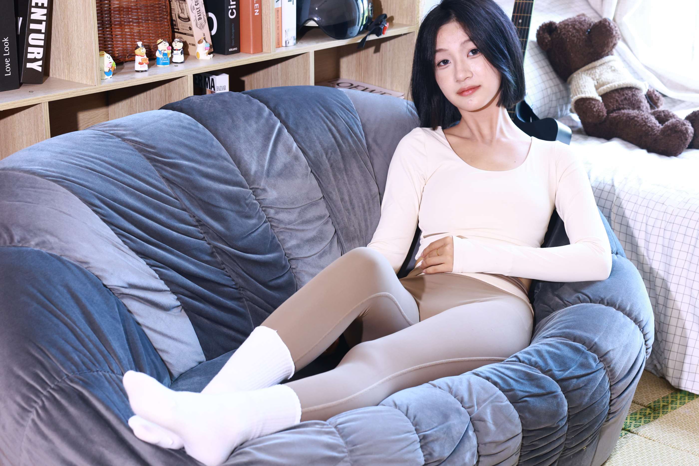 《Light 瑜伽裤の棉袜脚》作品图