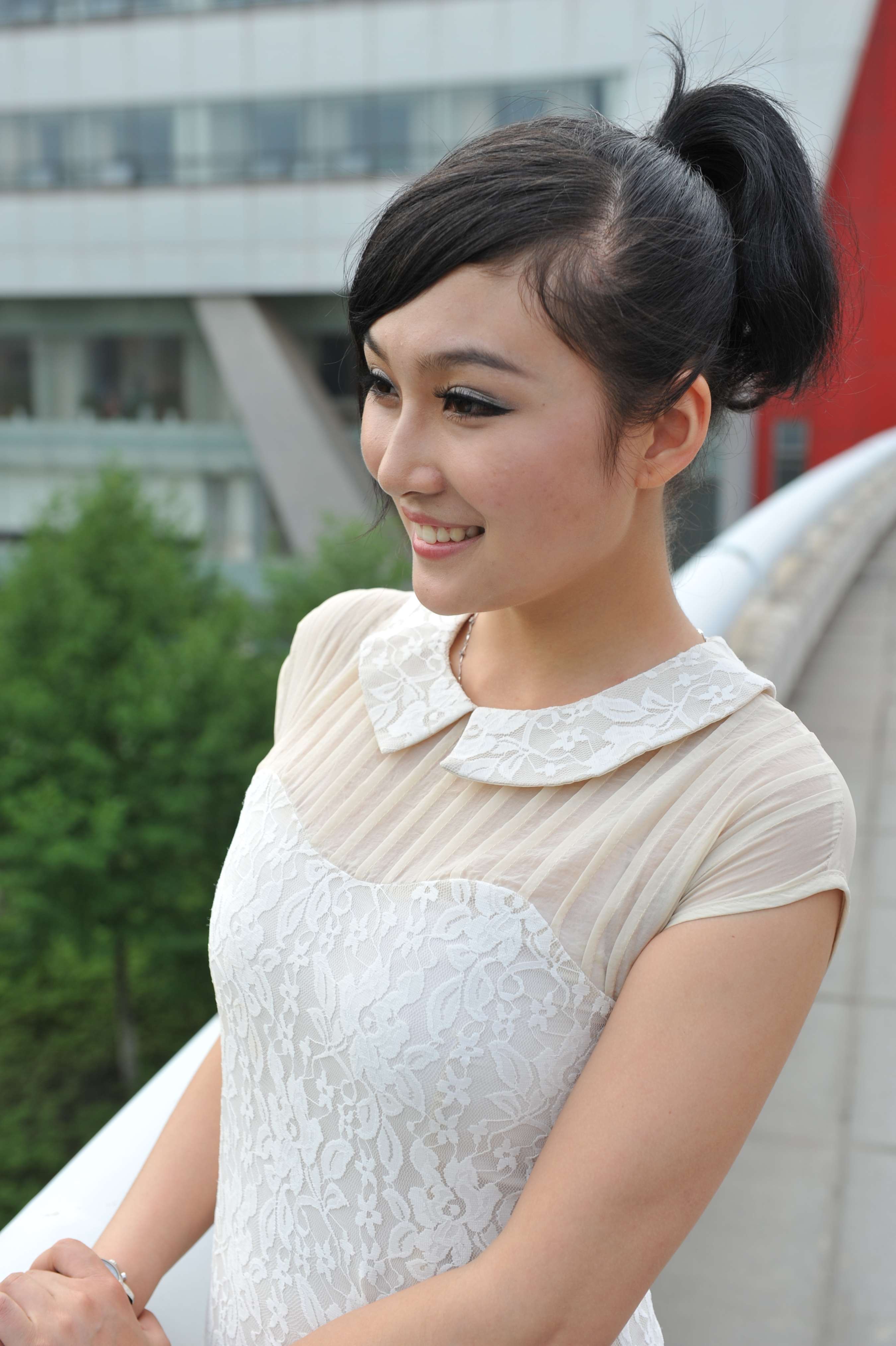 《小姐姐雪纺连衣裙》作品图