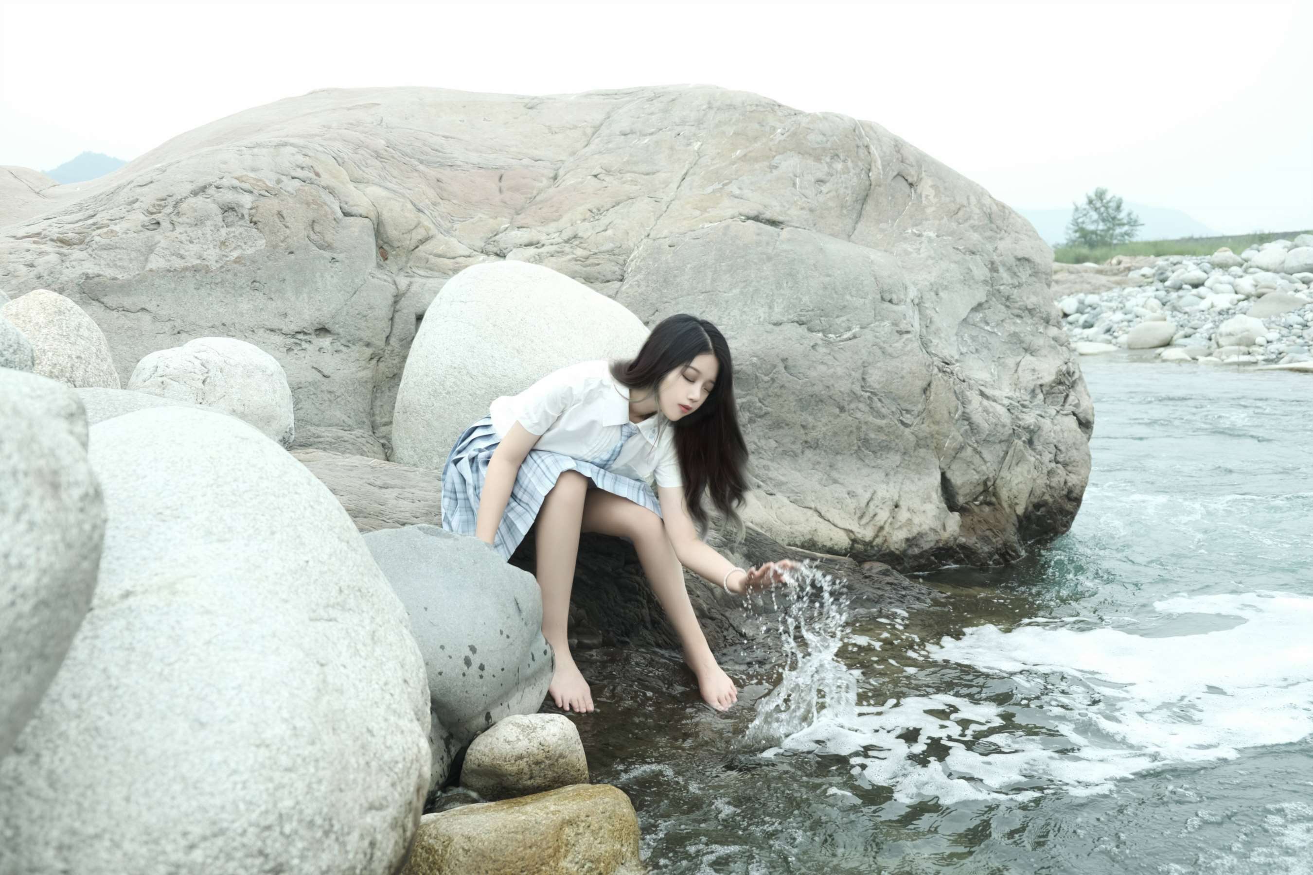 《软软-河边JK》作品图