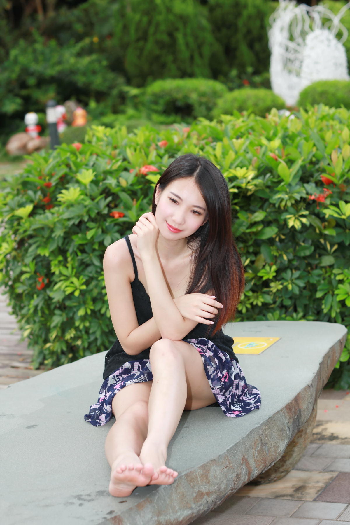 《户外风车少女》作品图