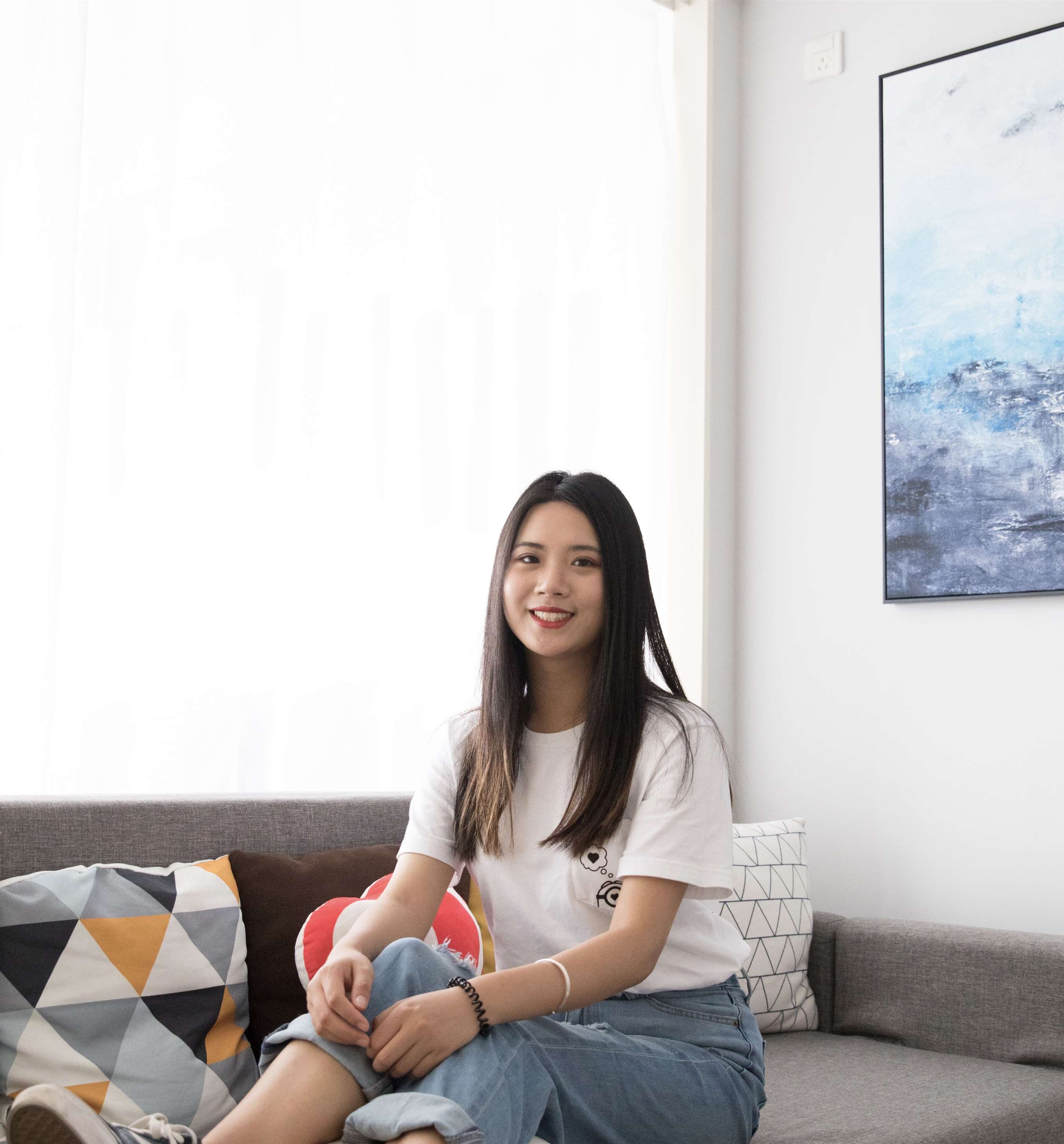 《七分牛仔の棉袜脚》作品图