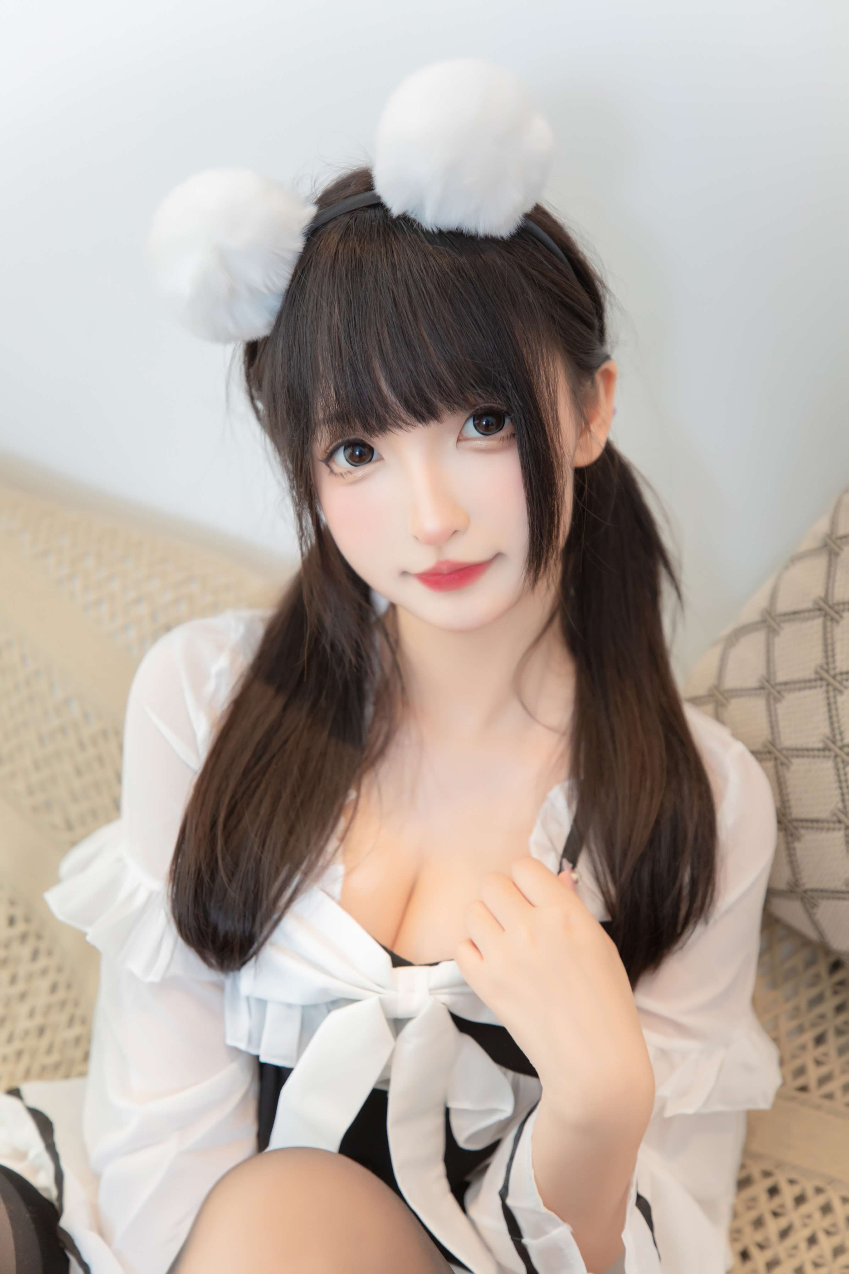 《熊猫女仆》作品图