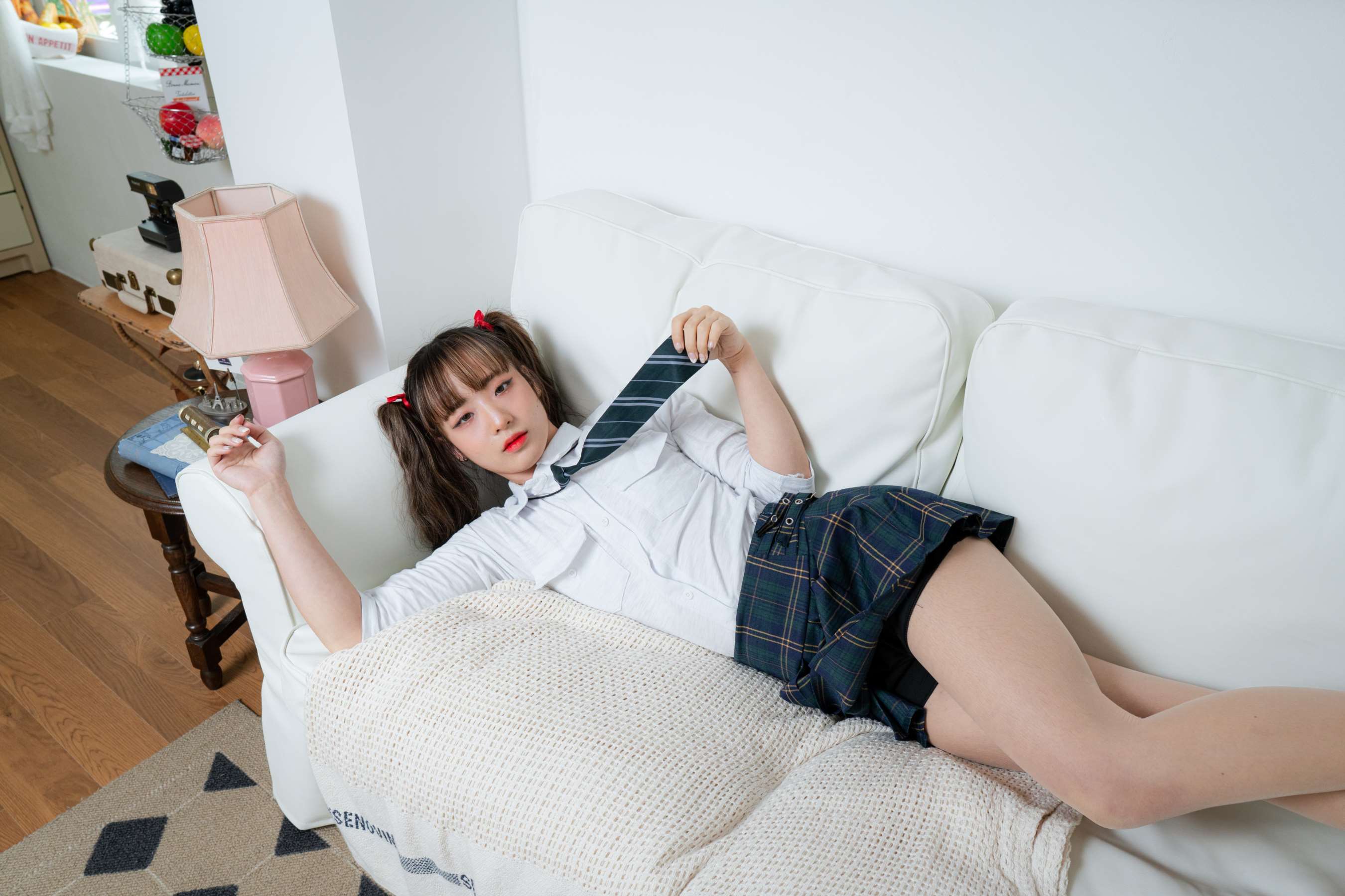 《双马尾JK少女》作品图