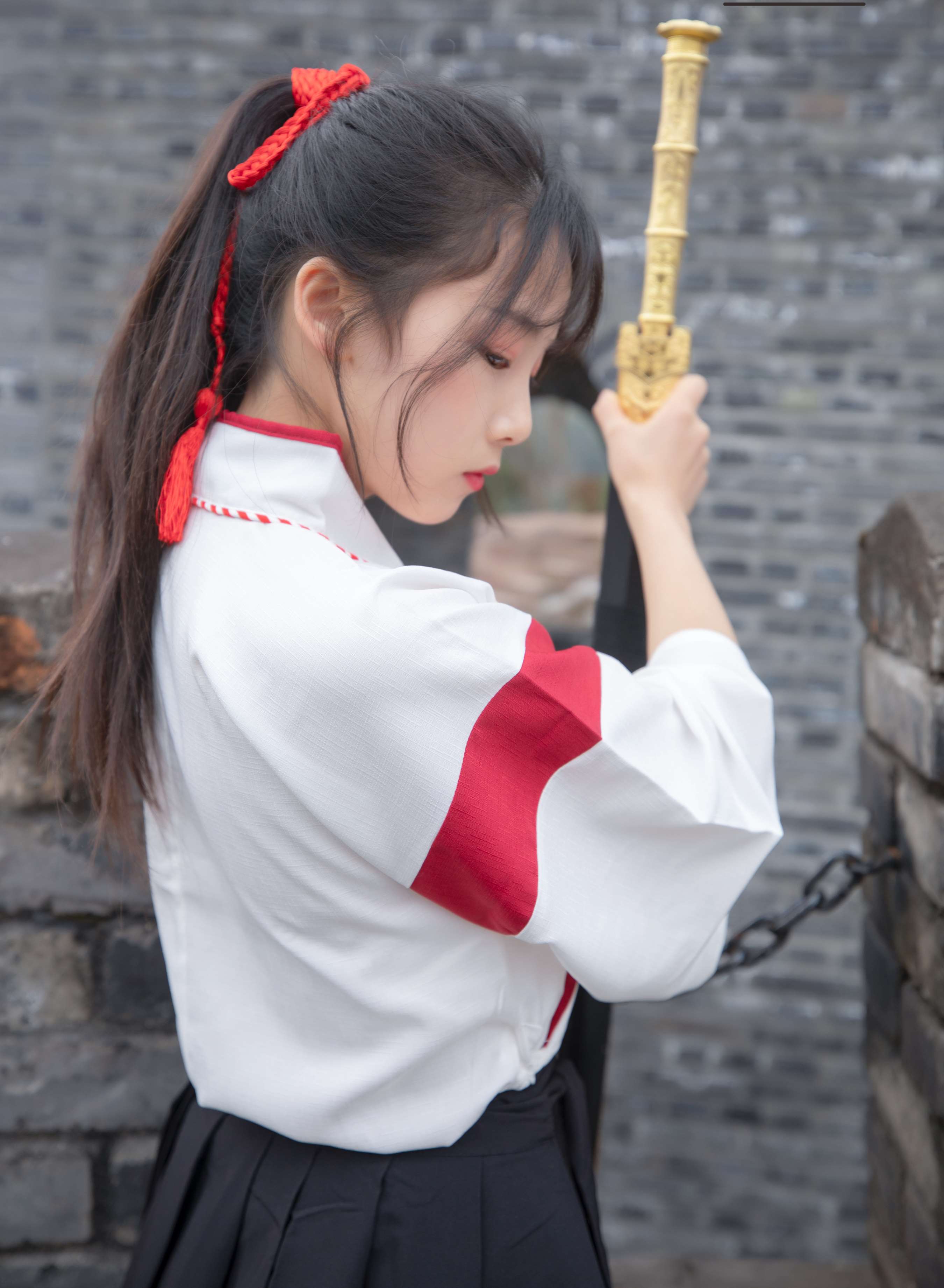 《灵唯女孩长城古装》作品图