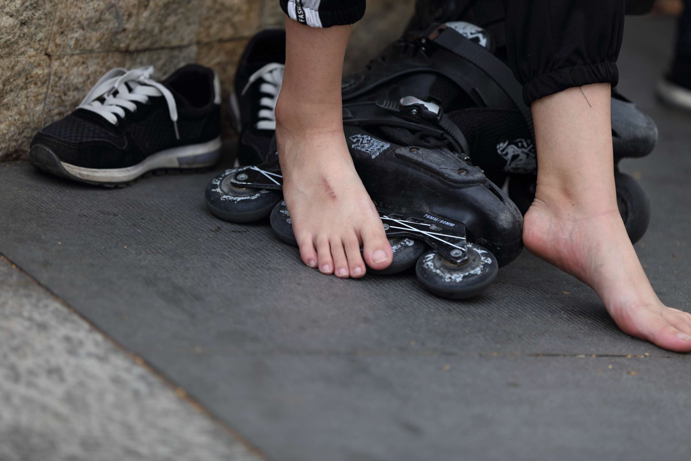 《滑轮少女》作品图