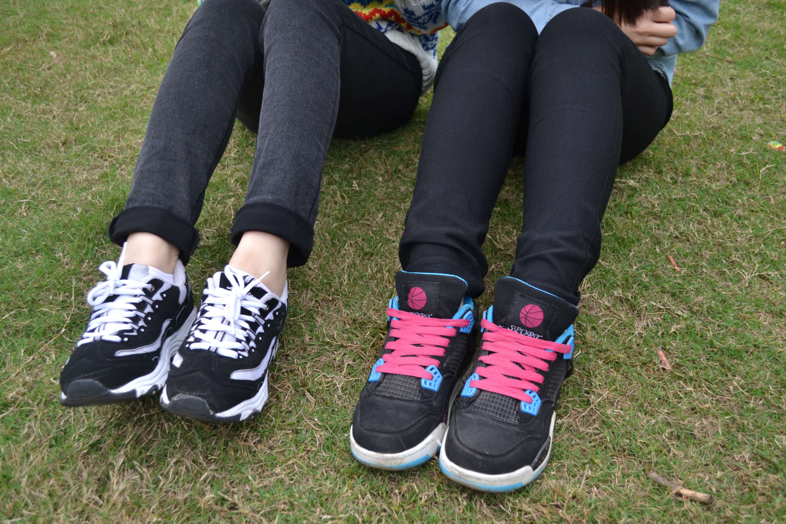 《三学妹草地长腿秀》作品图