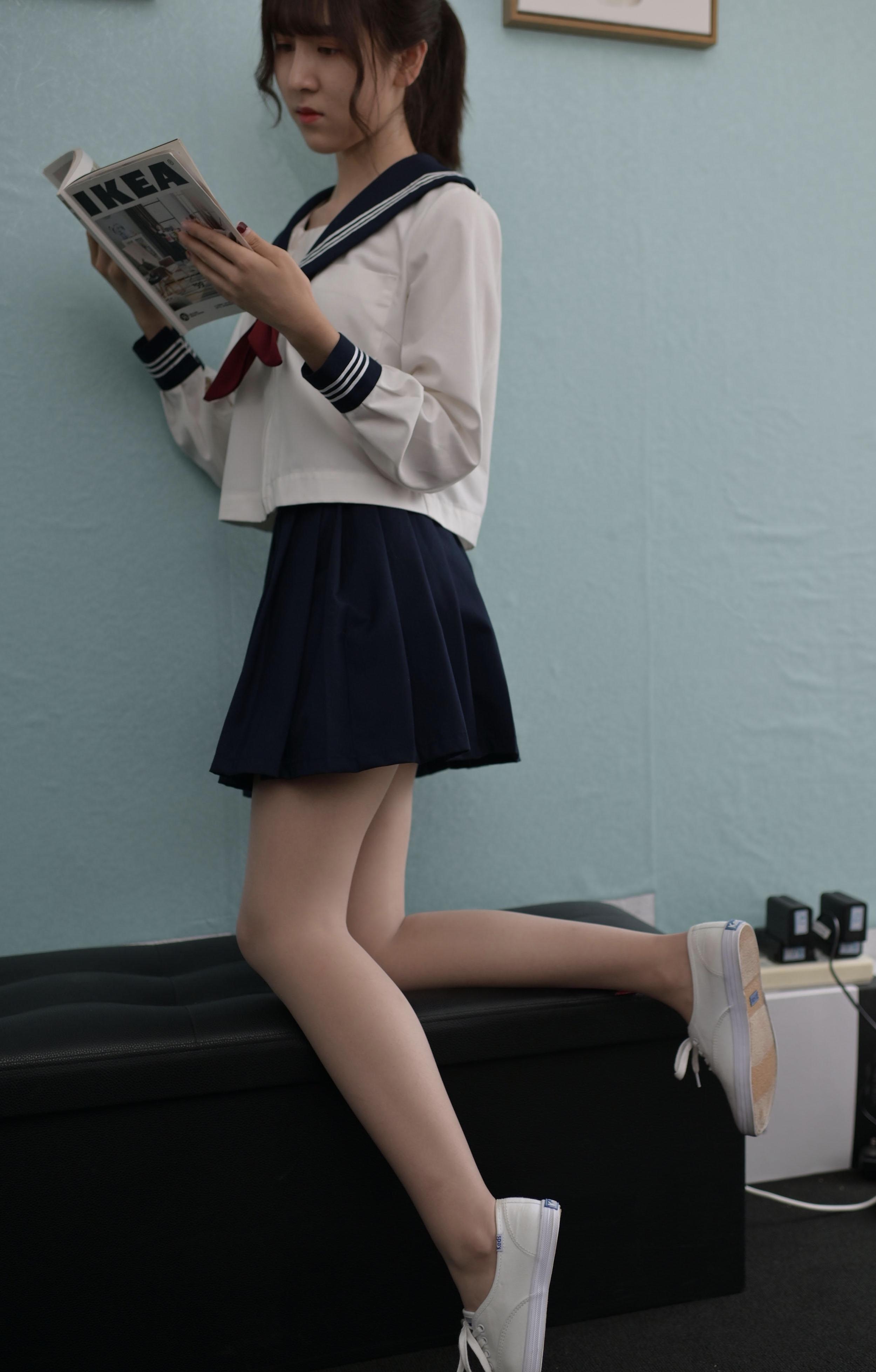 《日系JK制服の多套袜子脚》作品图