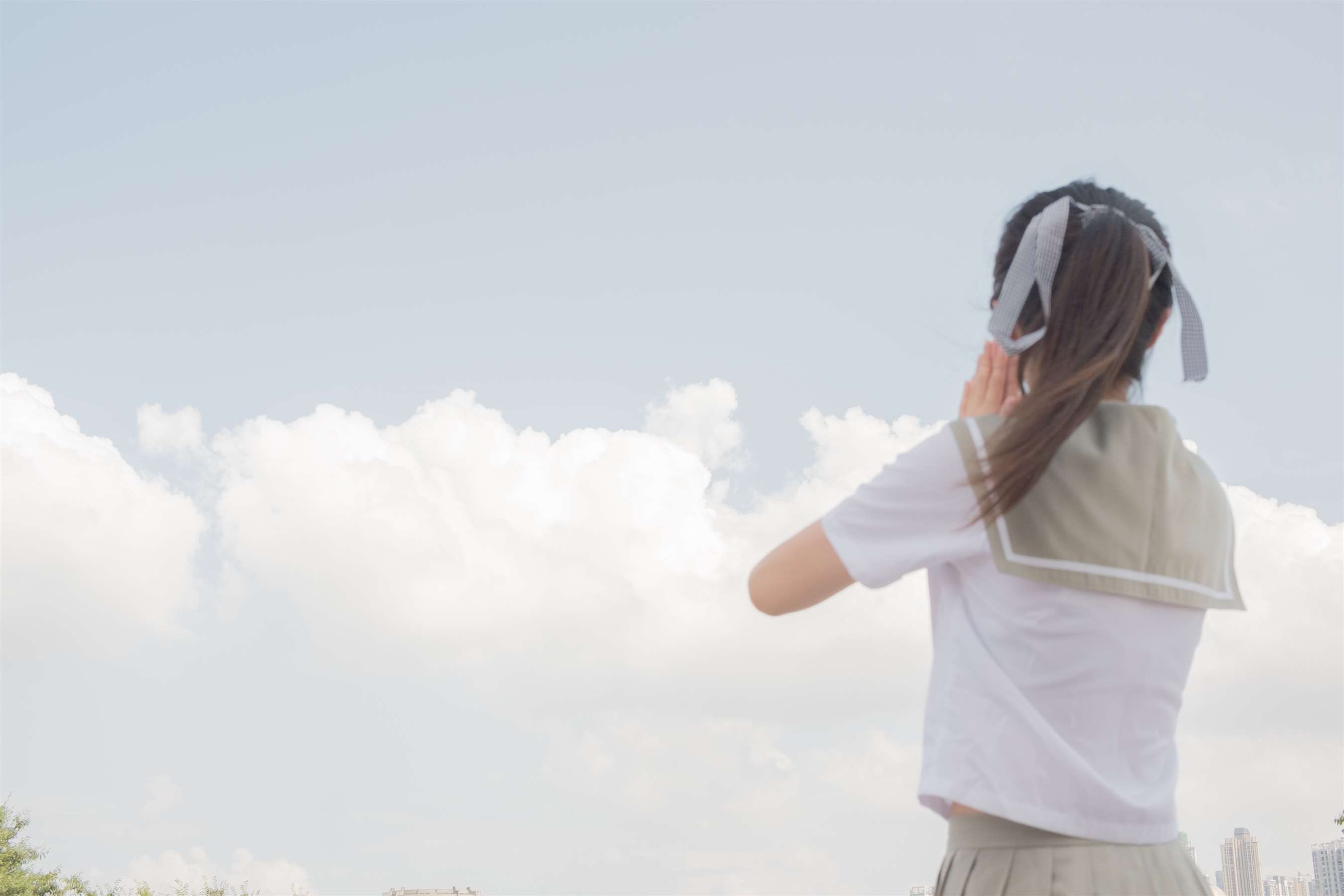 《JK制服の皮鞋白丝脚丫》作品图