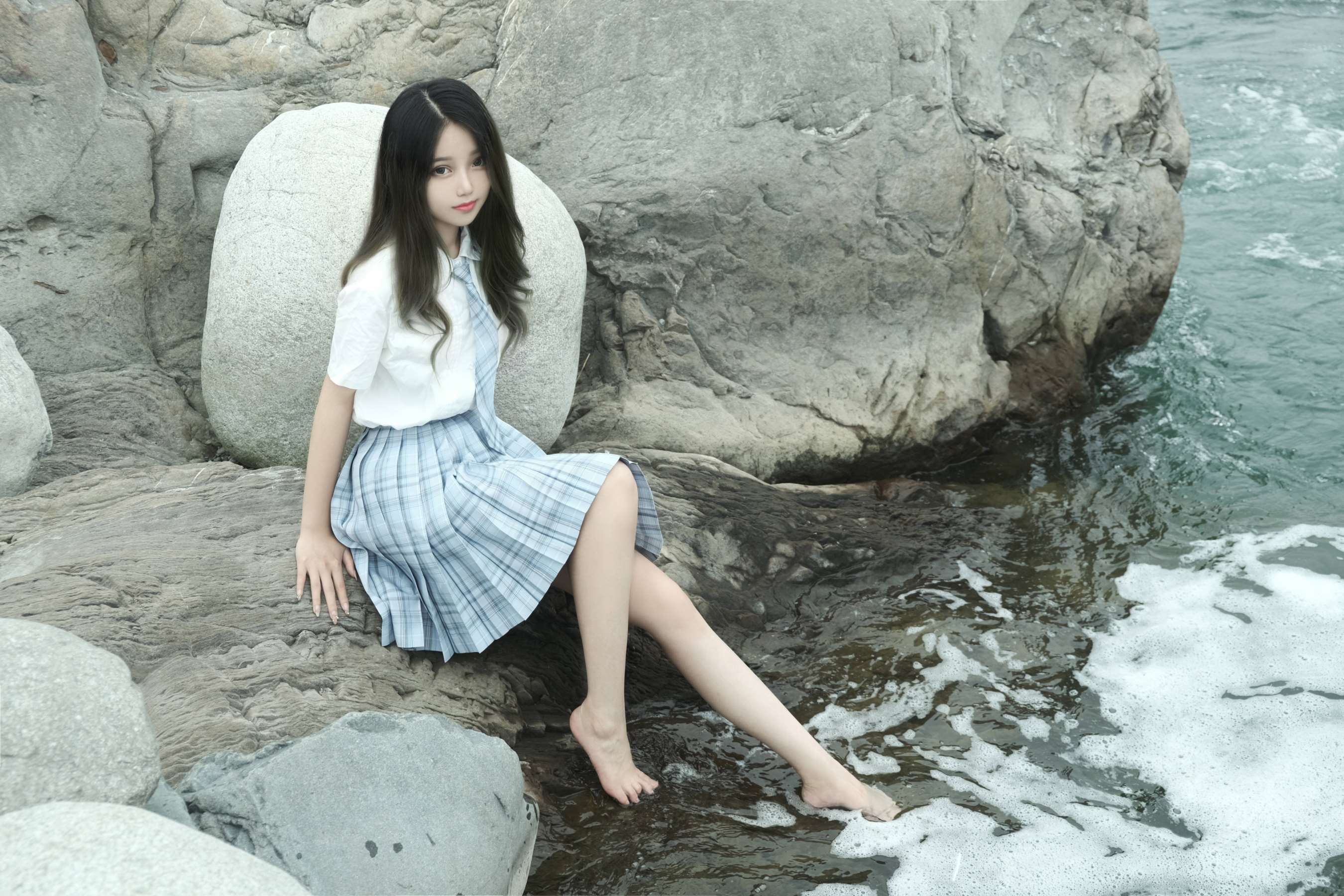 《软软-河边JK》作品图