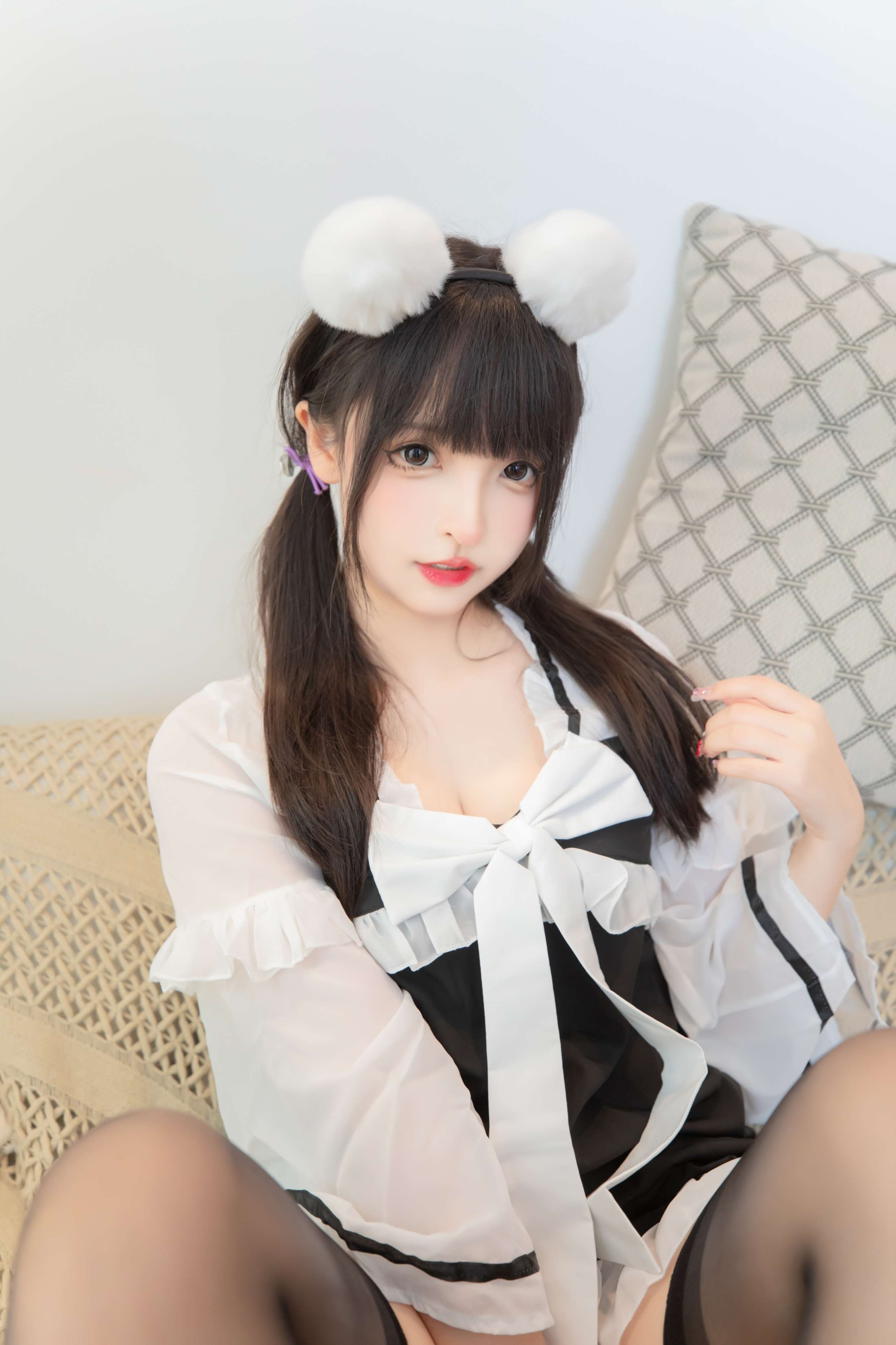 《熊猫女仆》作品图