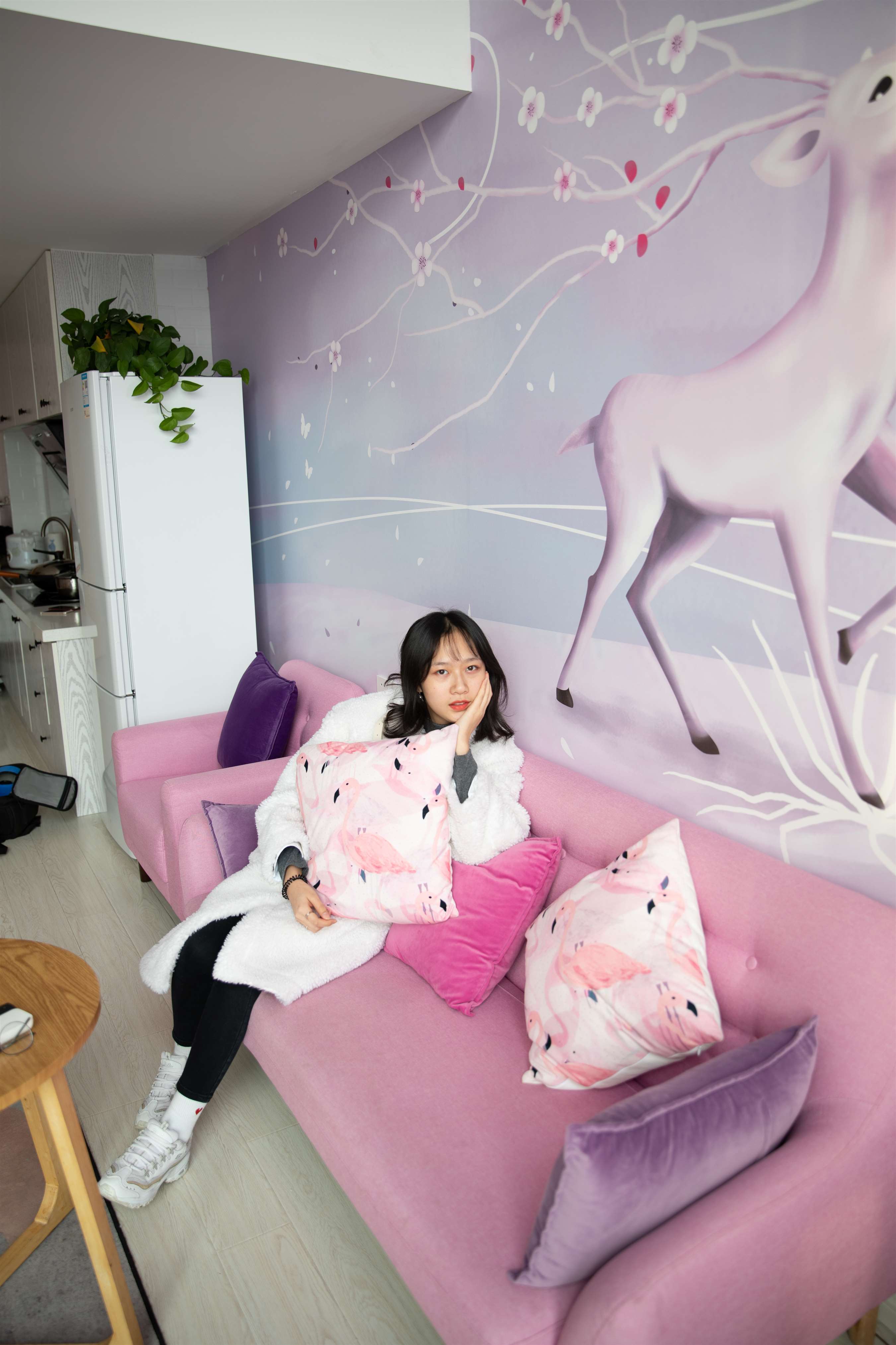 《沙发上的斑点袜【视频5个仅限VIP下载】》作品图