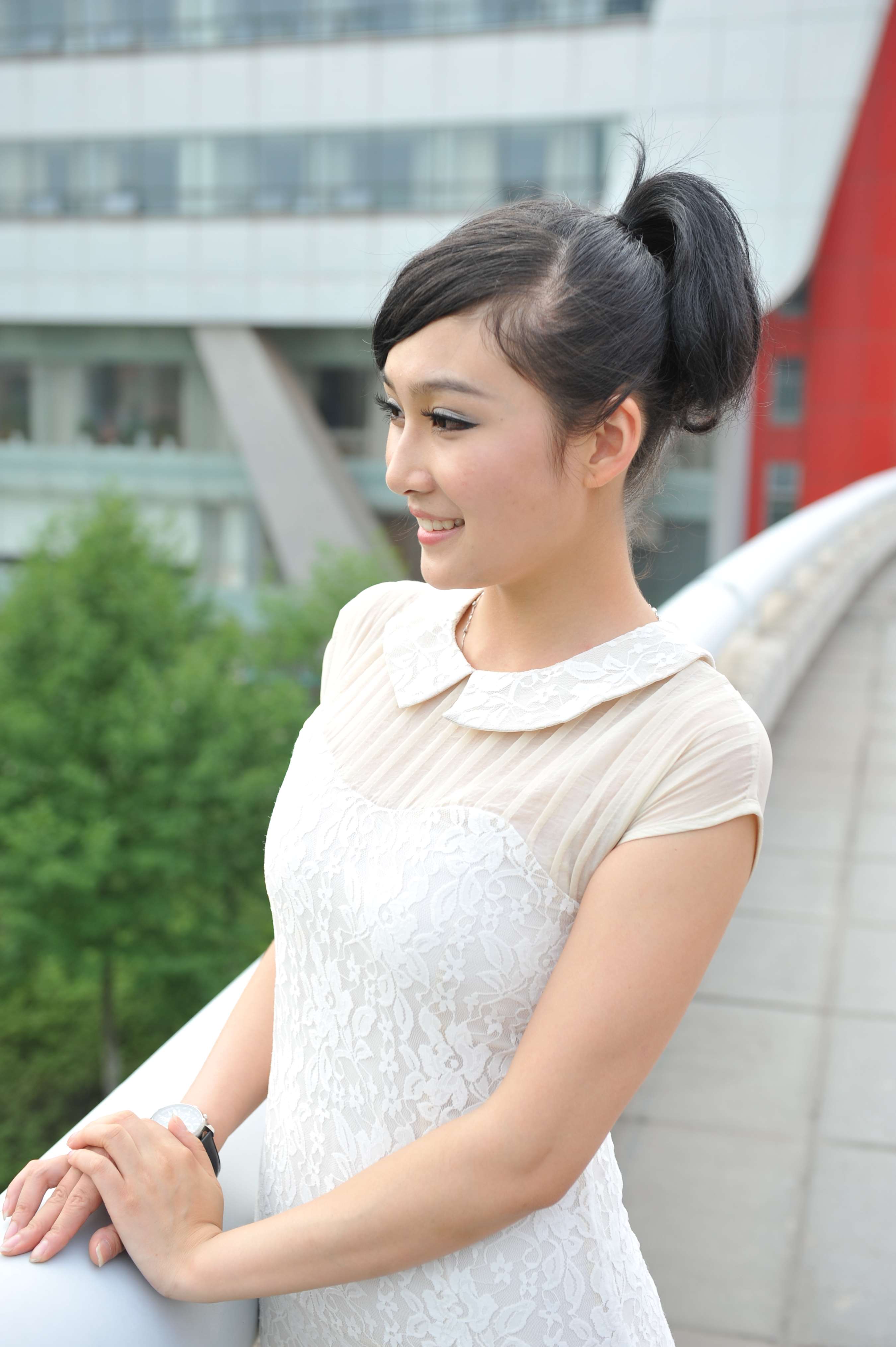 《小姐姐雪纺连衣裙》作品图