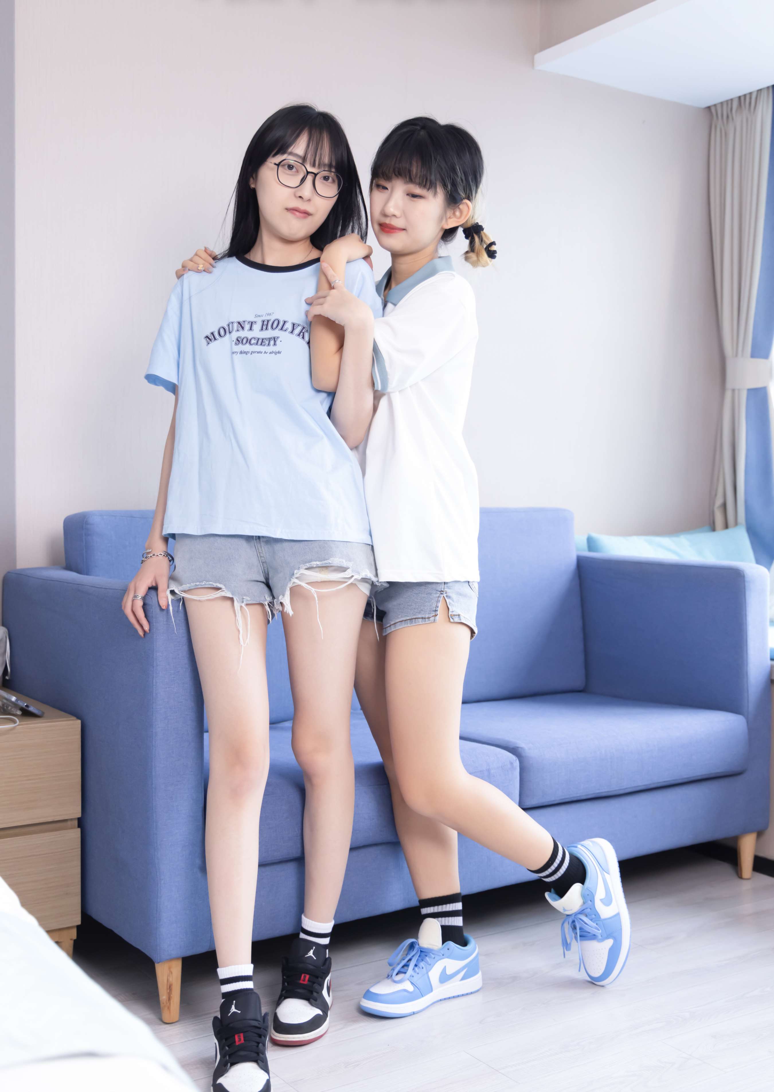 《稚予&砂糖-板鞋棉袜の嫩足》作品图